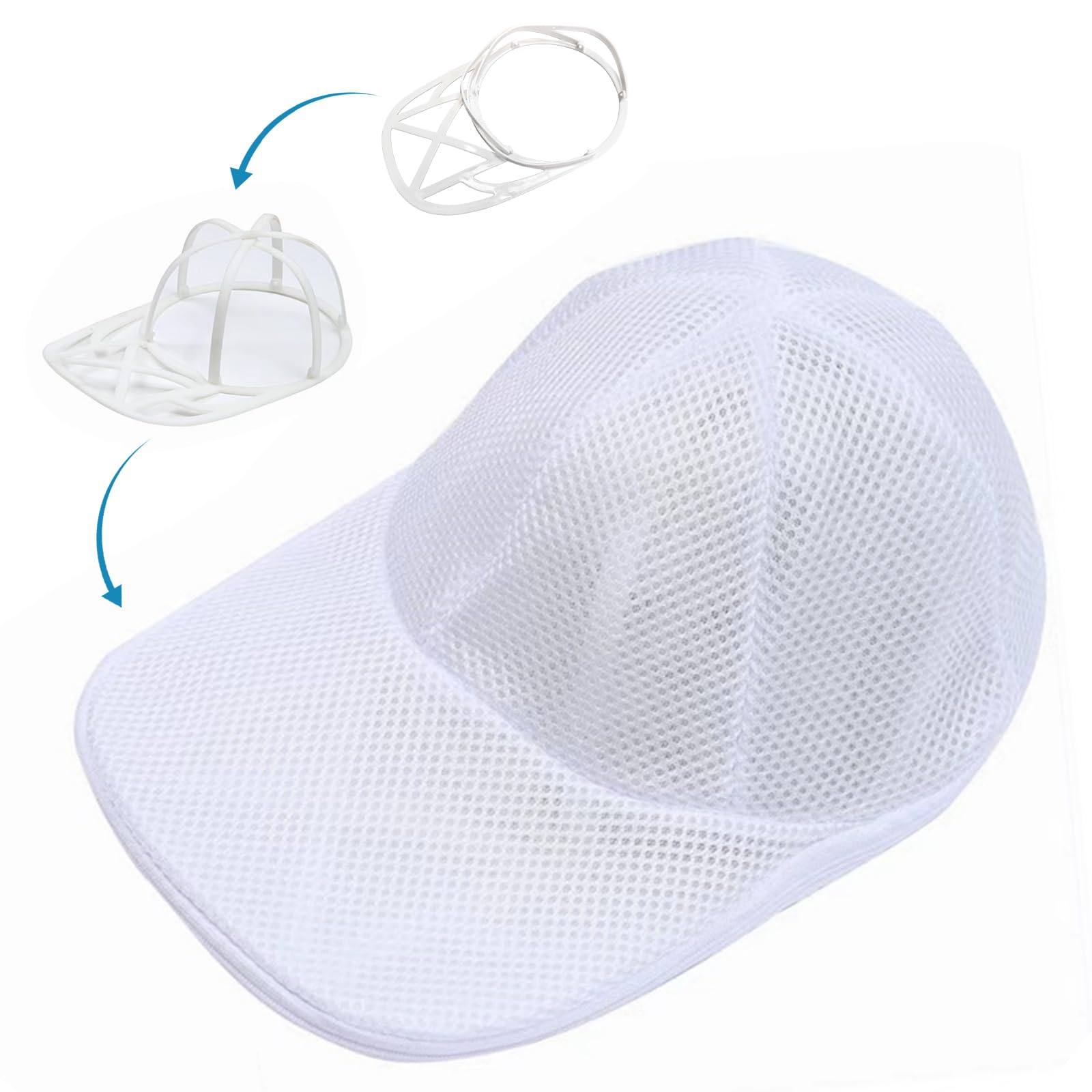 Baieye Supporto Per Lavare Cappelli - Rack Per Lavatrice Per Cappelli Da Baseball - Foto 2