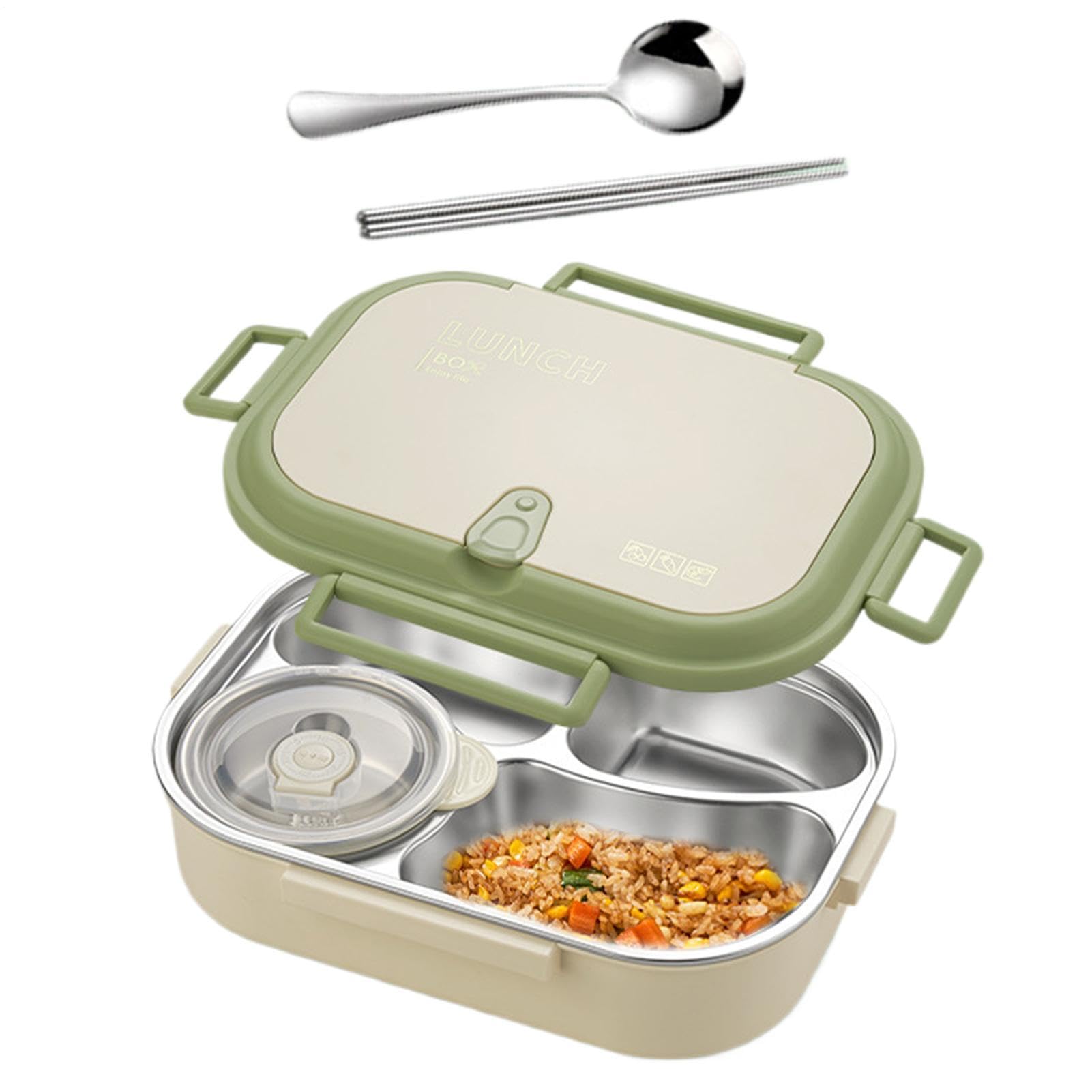 Boîte Repas Enfant Portable Grande Capacité Avec Baguettes Cuillère