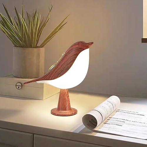 Miniatura 3 de Lámpara de control táctil de noche, lámpara LED de pájaro encantador, lámpara de noche fragante de noche, lámpara de noche creativa decorativa