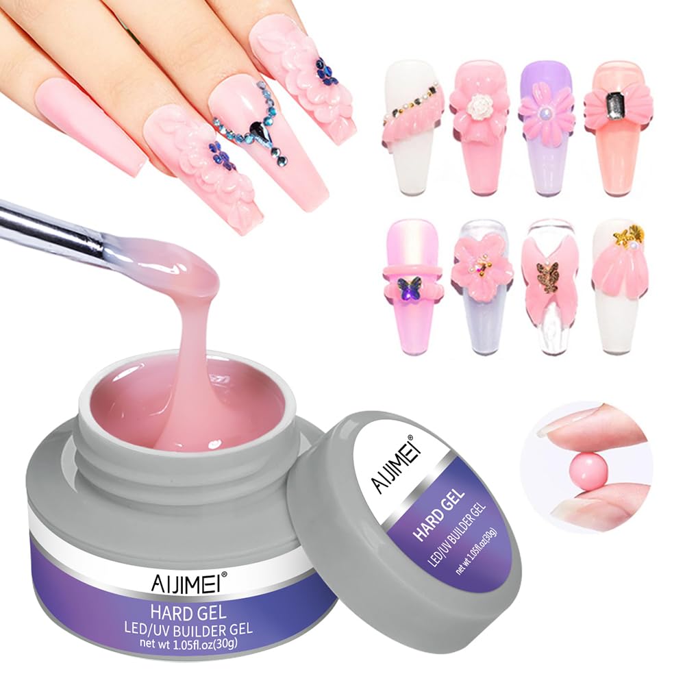 AIJIMEI Gel Builder Hard Gel Builder Gel Nail Gel Builder Gel for Nails Gel Extension Nail Kit for Nails Gel Builder for Nails Builder Gel in a Bottle (SETA)