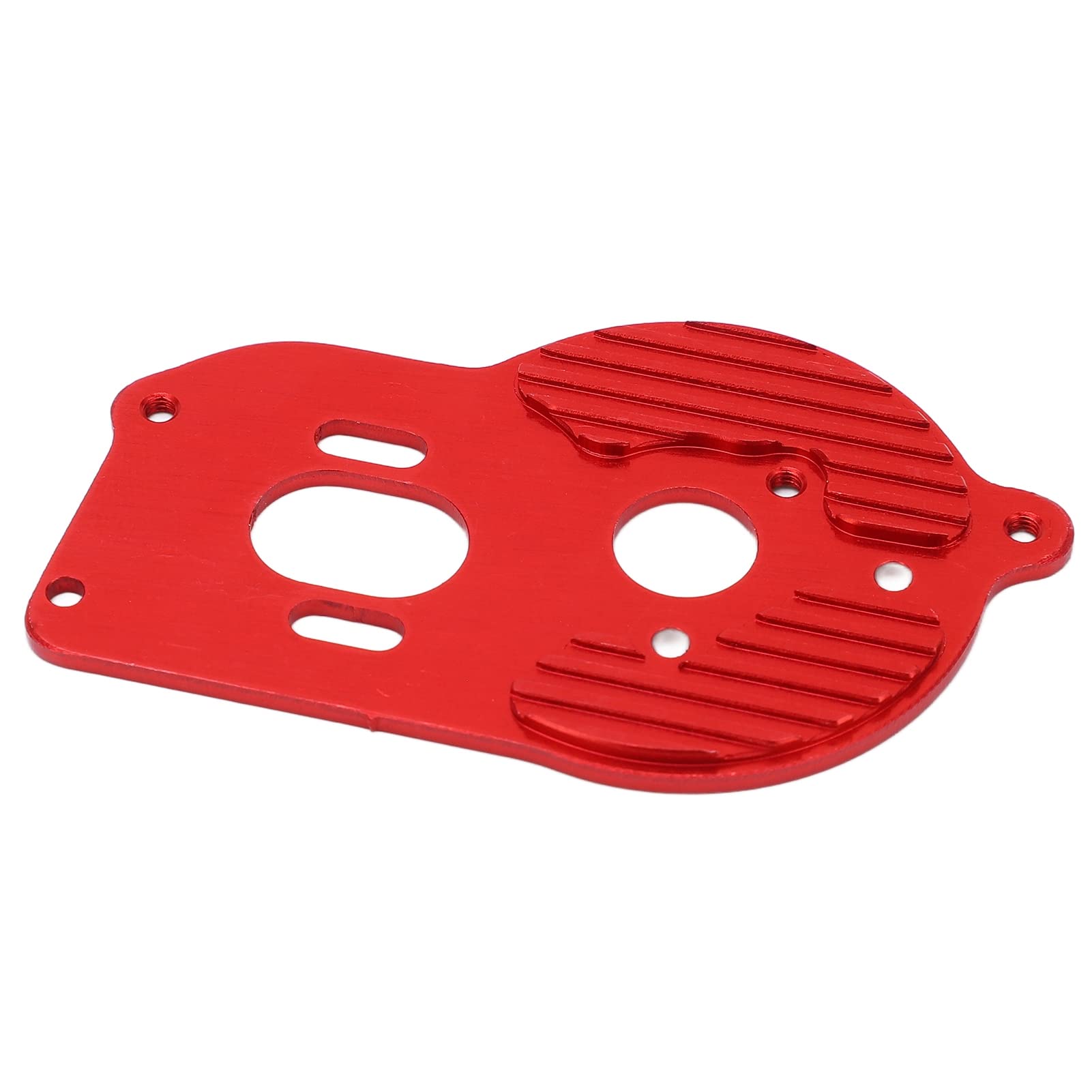 Aluminum Alloy Motor Fixed Heat Sink Mount, Light Weight, Lifelike Look for LOSI Mini T 2.0 2WD 1 18 Truck, Better Performance, Heat Dissipation, Stable (Red)