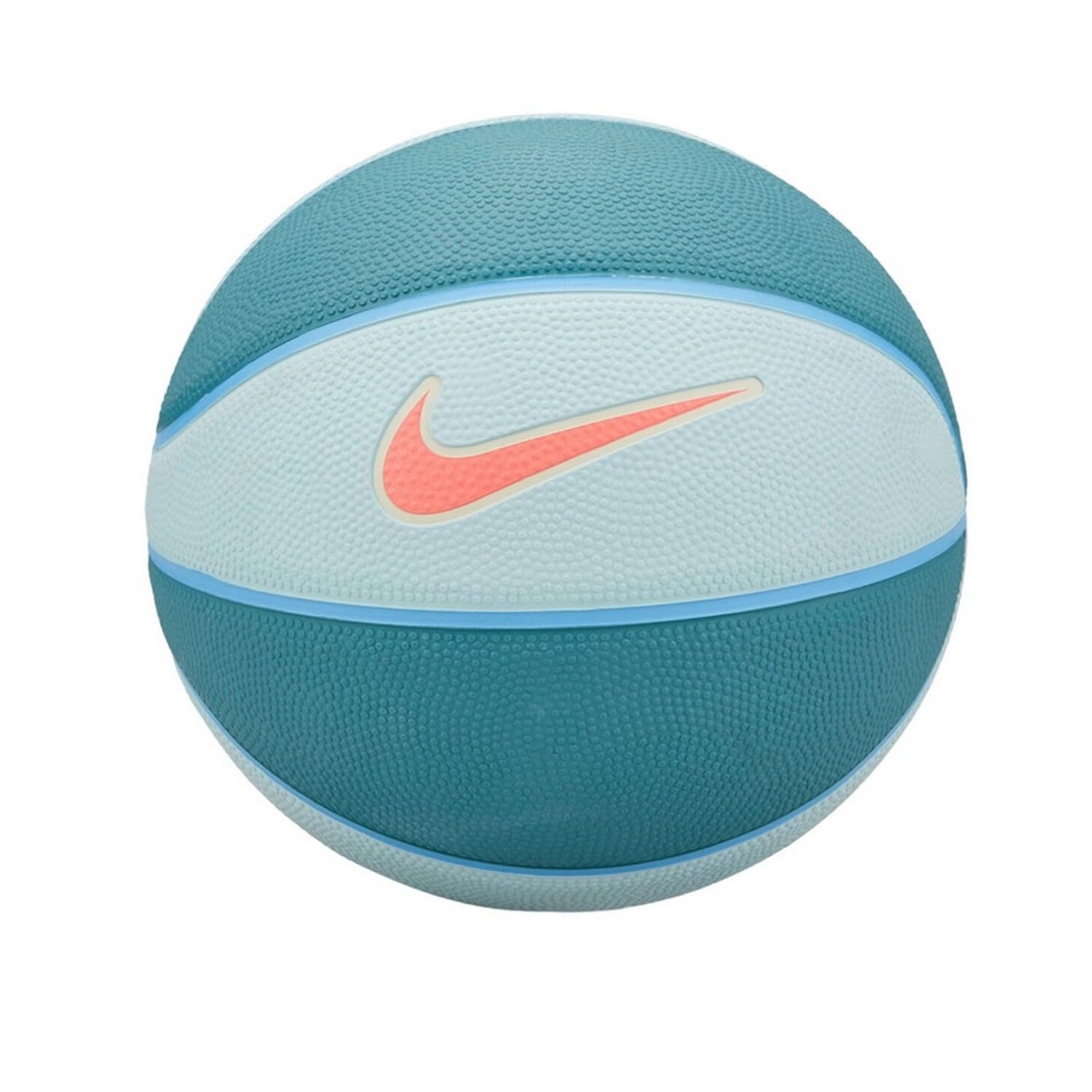 NIKE Skills Swoosh Basketball (3) (Ocean Bliss/Orange)
