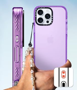 CASETiFY Impact Case for iPhone 15 Pro 4x Military Grade Drop Tested / Protection Against Drops from 8.2 Feet - Cheetah Paradise Pink - Clear Black