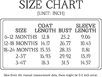 Vista 7 de Chaqueta acolchada acolchada para bebé niño y niña, abrigo cálido para invierno y nieve