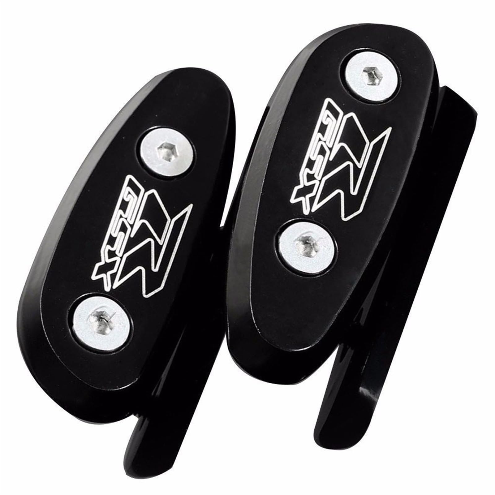 TCHAU Cache-Trou Plaques De Base De Miroir en Aluminium CNC, Accessoires De Moto pour Suzuki GSXR600 GSXR750 GSXR1000 2001 2002 2003 2004 2005 GSXR 600 750 1000 (Color : Nero)