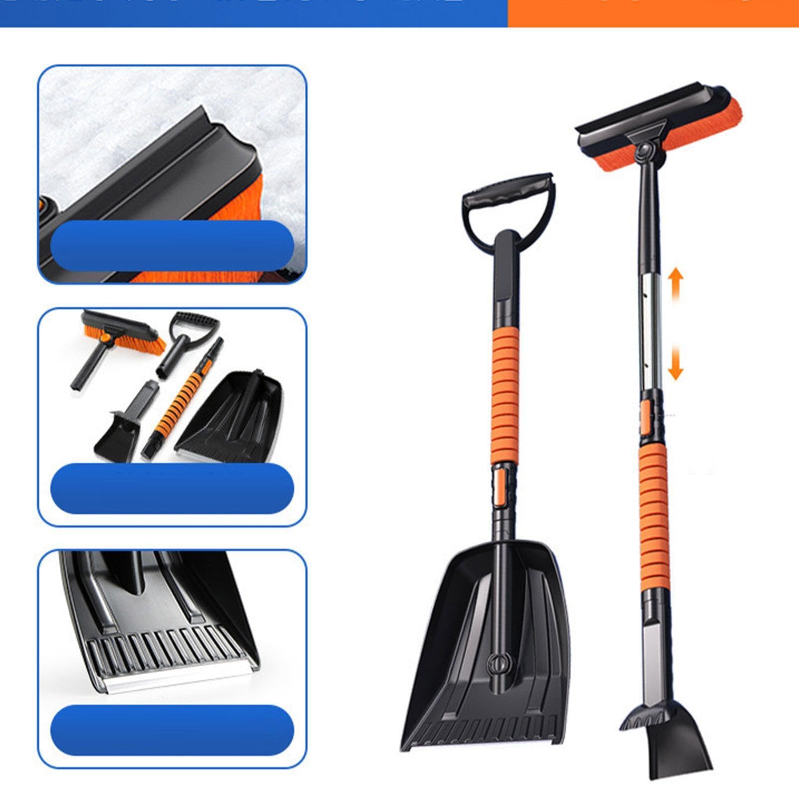 Pala de nieve Plegable, Extensible, Retráctil Y Desmontable