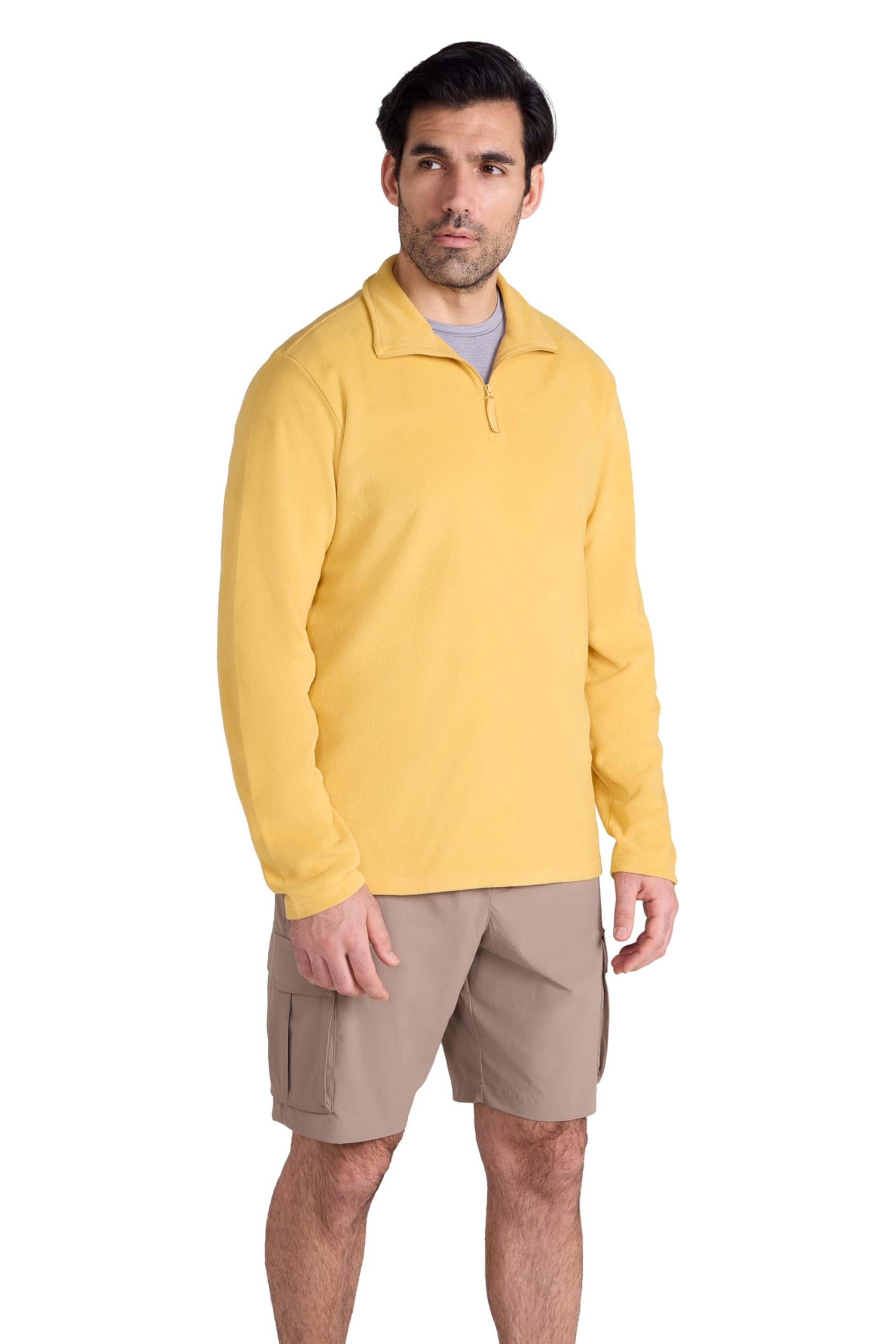 Camber II Mens Half-Zip Fleece - Yellow