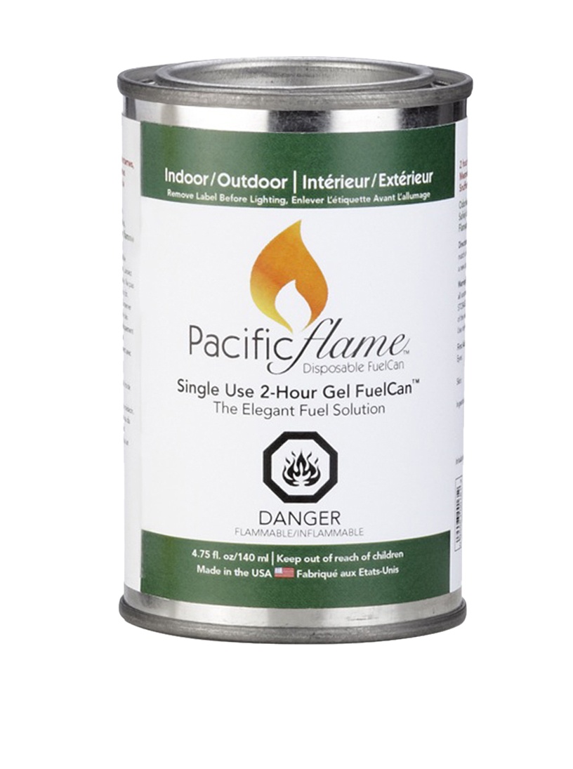 Pacific Decor SINGLE USE FIREPOT FUEL GEL CAN Fits Firepots with 2.5