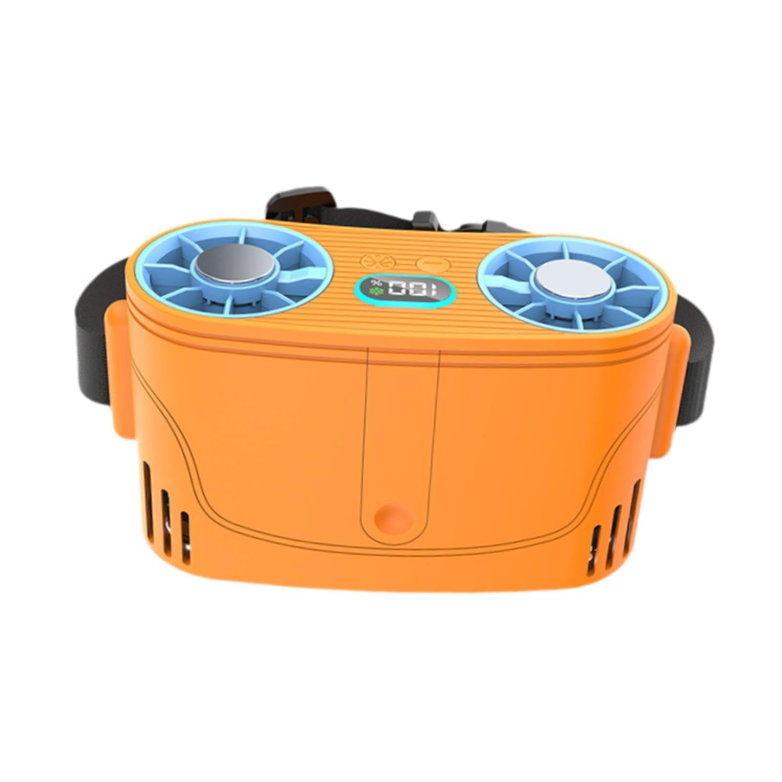 B Baosity Ventilador Alimentado por Semiconductores, con Refrigeración Ajustable, de Mano, Portátil, para Deportes, Acampada Y Senderismo.