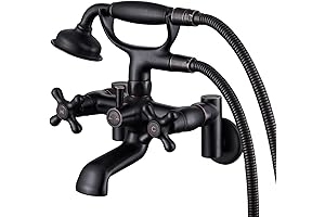 Clawfoot Tub Faucet Wall Mount Tub Filler in Oil Rubbed Bronze