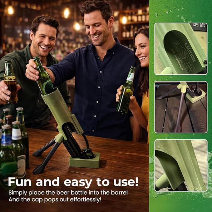 Amazon | Ladruph モルタルビール栓抜き 迫撃砲型 51mm ボトル
