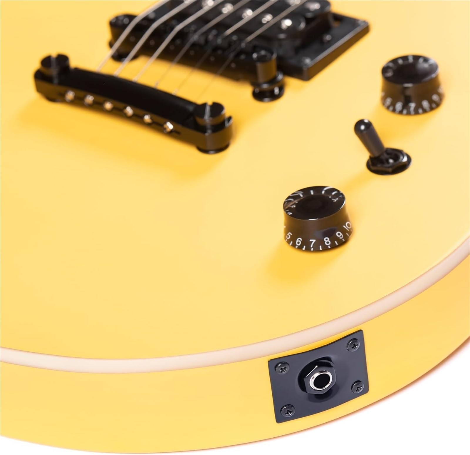 Guitare Électrique 6 Cordes Robuste Avec Chevalet Fixe Et Deux Micros Guitare Électrique Débutants