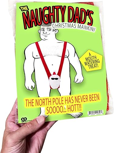 Miniatura 3 de Jingle Bell Surprise Hilariou Dad's Christmas M - Festivo, divertido regalo navideño para hombres, gran artículo de Navidad, talla única