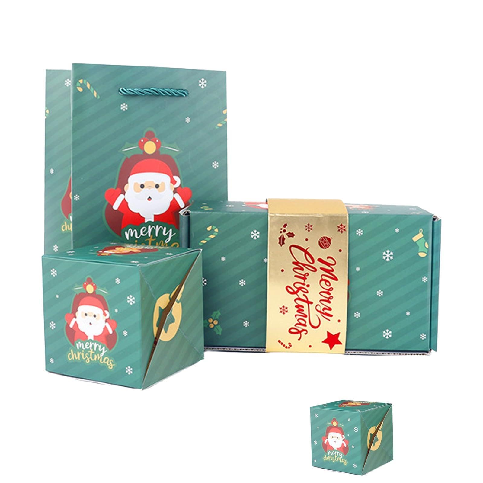 Kangnice Safe Kids Friendly Christmas Burst Up Box for Celebratory Amazements and Easy Storage Compact Holiday Deck Planner