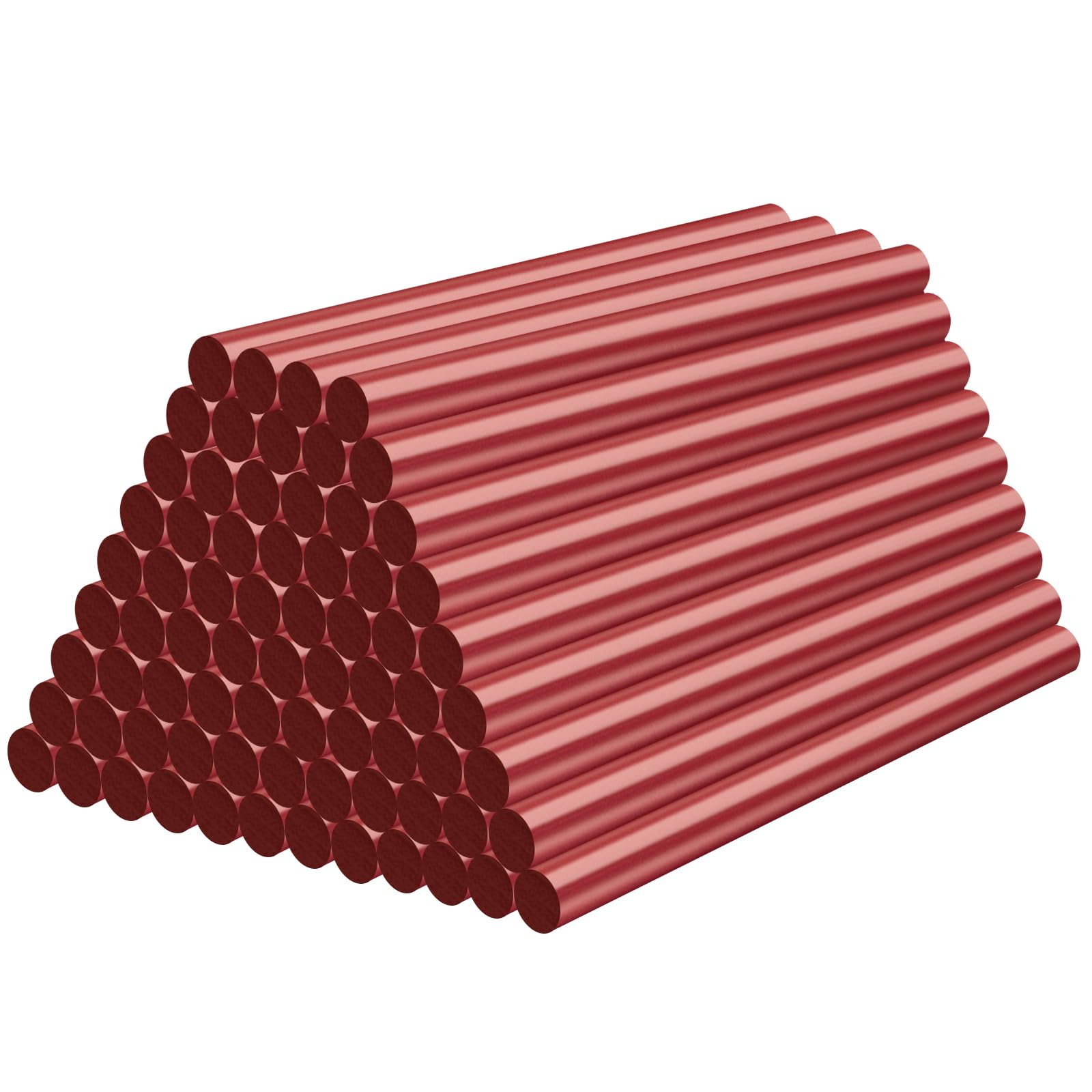 72 Pack Red Hot Glue Sticks Bulk, 0.27x4 Mini Wax Sticks for Stamp Seals Car Dent Repair Handmade DIY Art Craft Home Office Project Craftwork Fix & Repairs