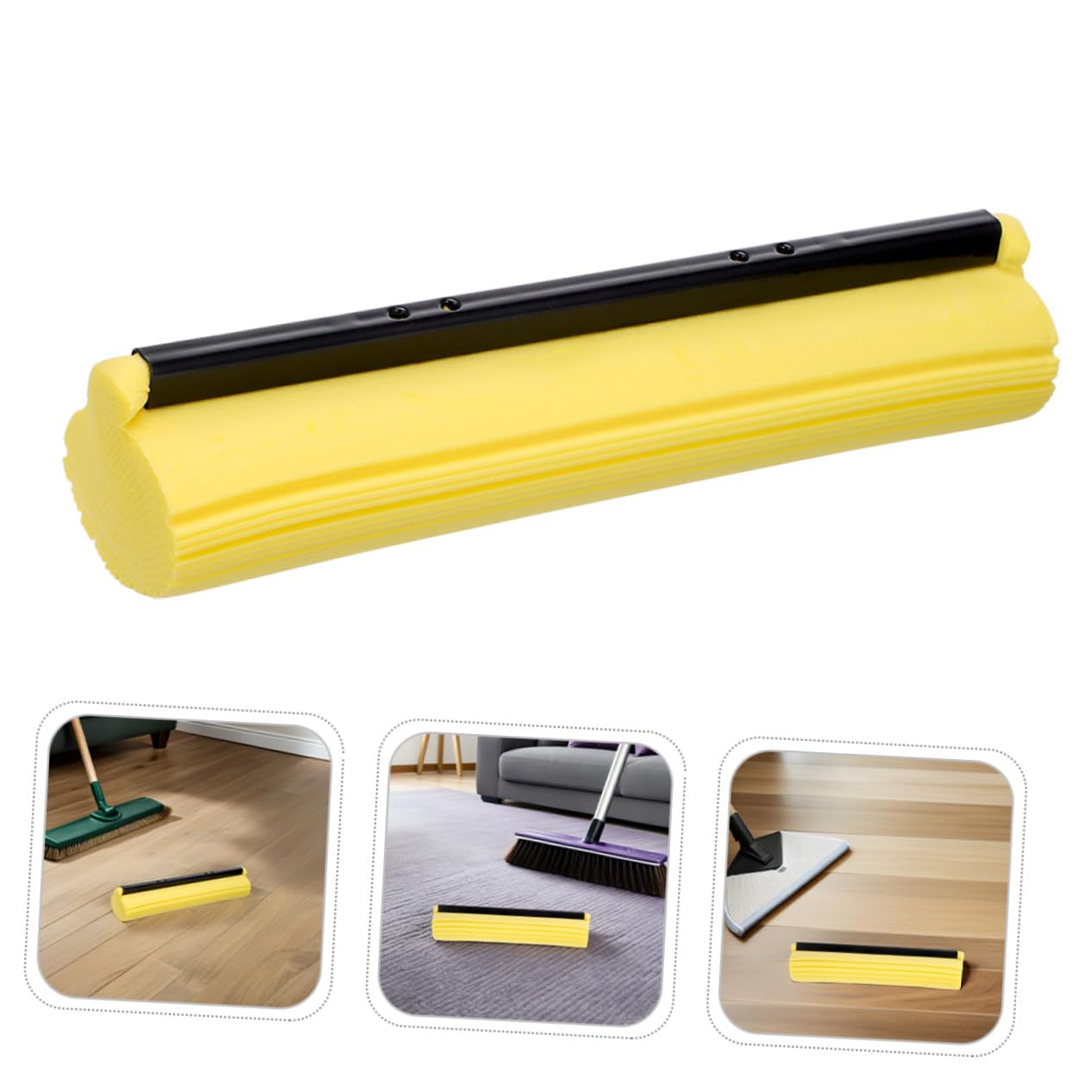 PRETYZOOM 8 Piezas Unidades Cabezales de Recambio para Fregona Pva Cabezal Absorbente y Resistente para Limpieza Cocina Baño Garaje y Jardín Compatible Universalmente