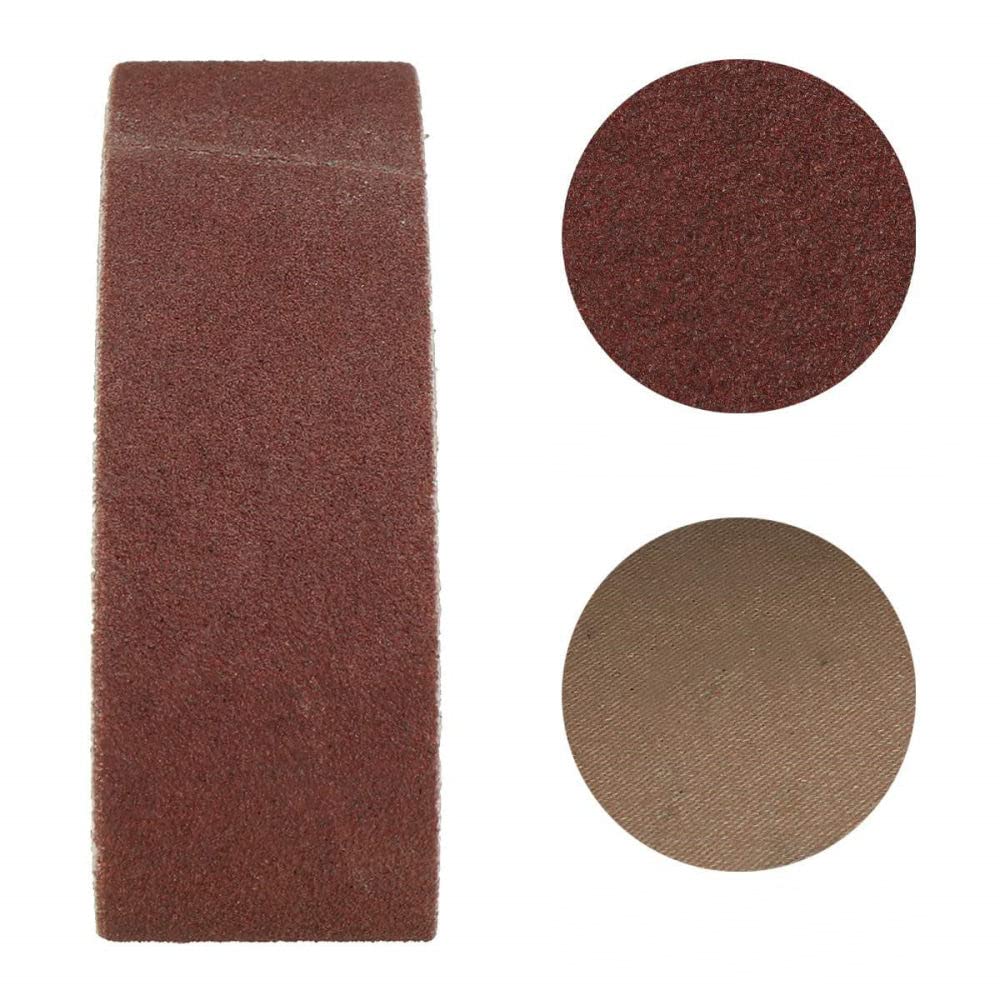 10 Uds bandas de lijado 330x30mm 120/320/600/800/1000 grano surtido Metal pulido bandas de aluminio pulidora lijadora de óxido,H