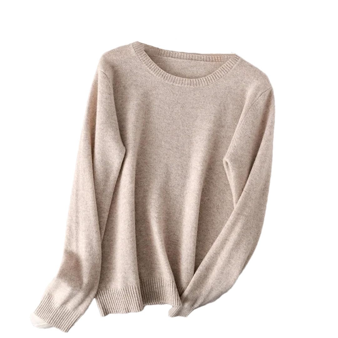 Vogrtcc Pullover da Donna Maglione Lavorato A Maglia di Lana Autunno Inverno Maglioni