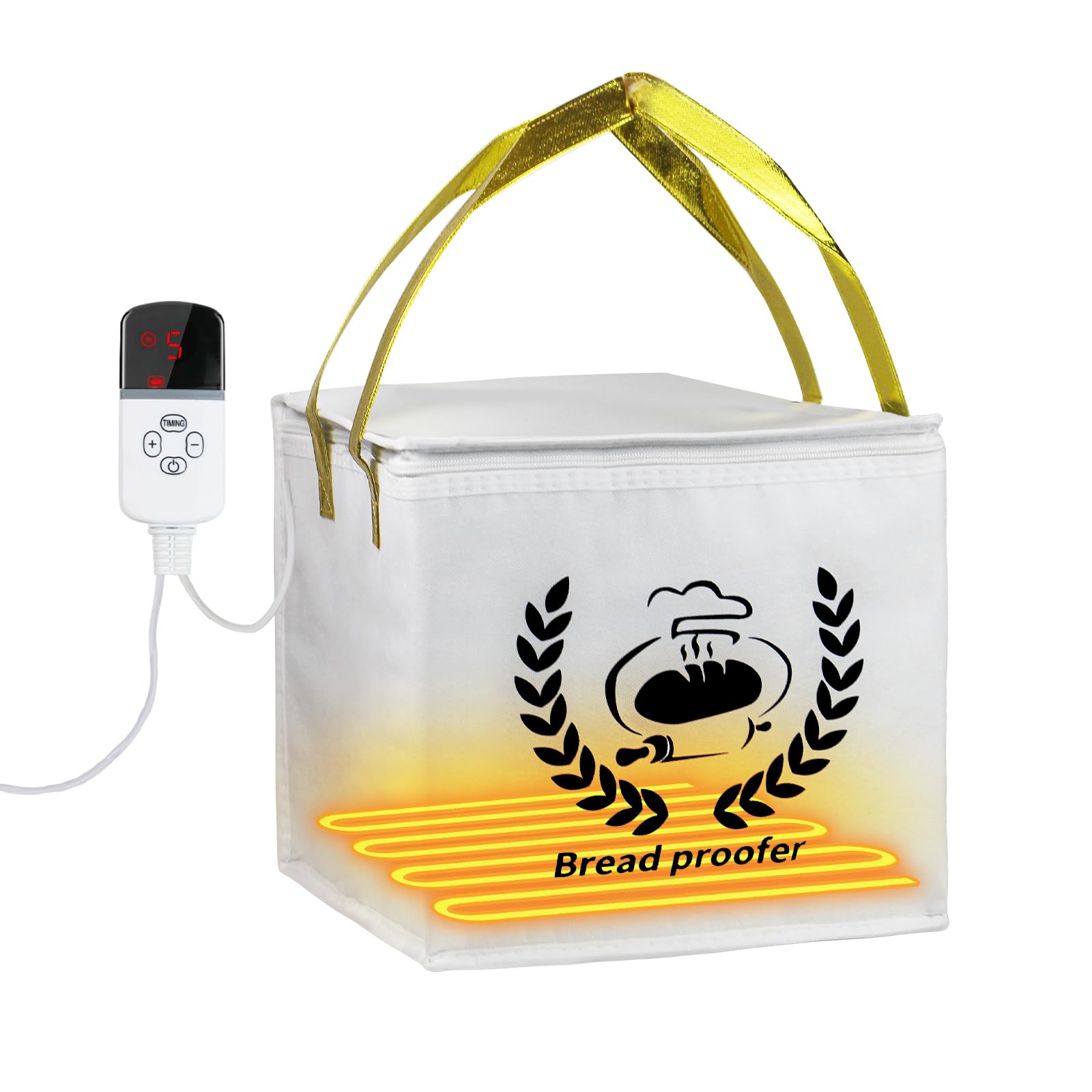 PCCIZU Dough Proofer Heating Pad with Warming Box, Sourdough Bread Proofing Warmer Box, for Bread Making,Sourdough Warmer,Yogurt