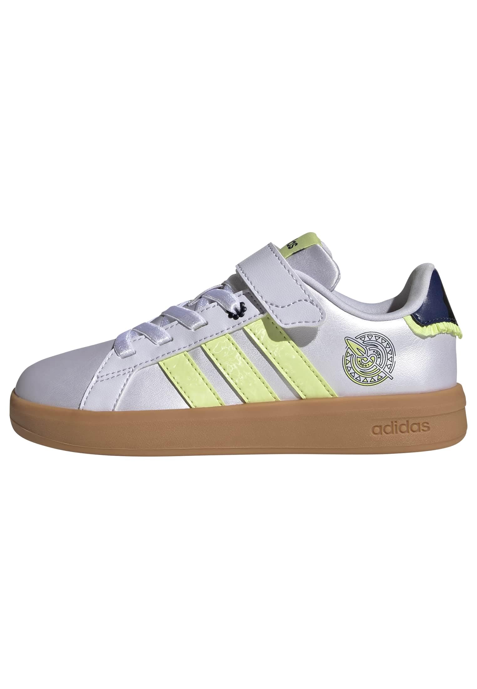 adidas Uniseks - dzieci Adidas Disney Grand Court 3.0 Children Shoes, Frozen Purple/Semi Frozen Lemon/GUM10, 29 EU