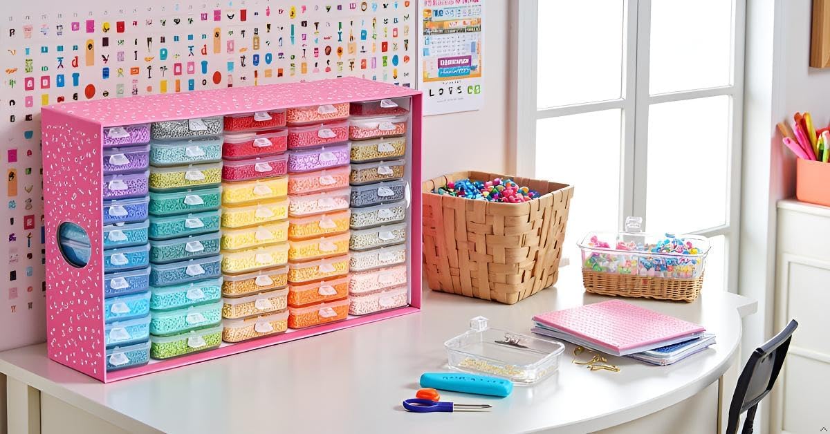 50pcs Diamond Painting Trays with Lids - Thickened Diamond Art Storage Containers, Stackable Diamond Art Trays, Painting Organizer Accessories for 5D Art Beads Storage & Line-Up