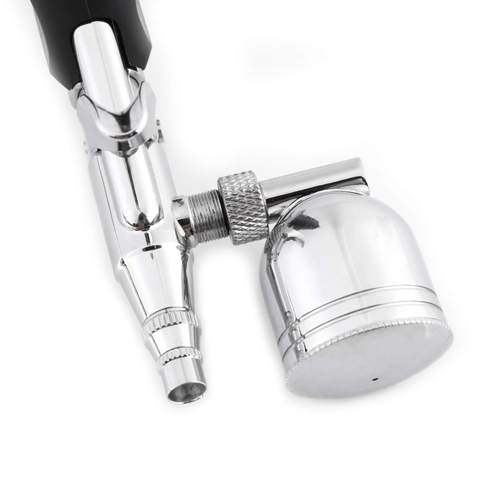 Fabater Trigger Airbrush Pistolet Natryskowy z 2 Miskami z Bocznym Zasilaniem do Malowania Artystycznego, Zestaw Aerografu Dwufunkcyjnego z dyszą 0,3 Mm, Regulowany strumień Natrysku dla Modelu,
