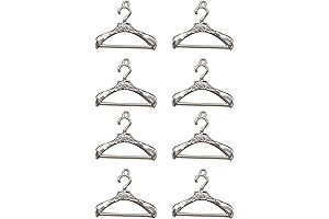 KESYOO 40-Piece Mini Hangers for Crafts, Jewelry, and DIY Projects