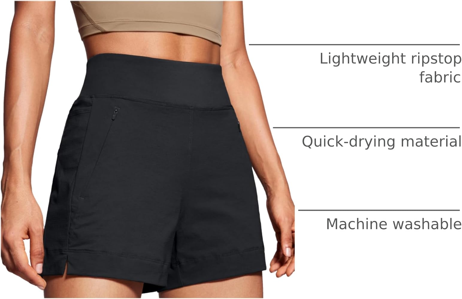Amazon.com: CRZ YOGA Women's Lightweight Mid Rise Hiking