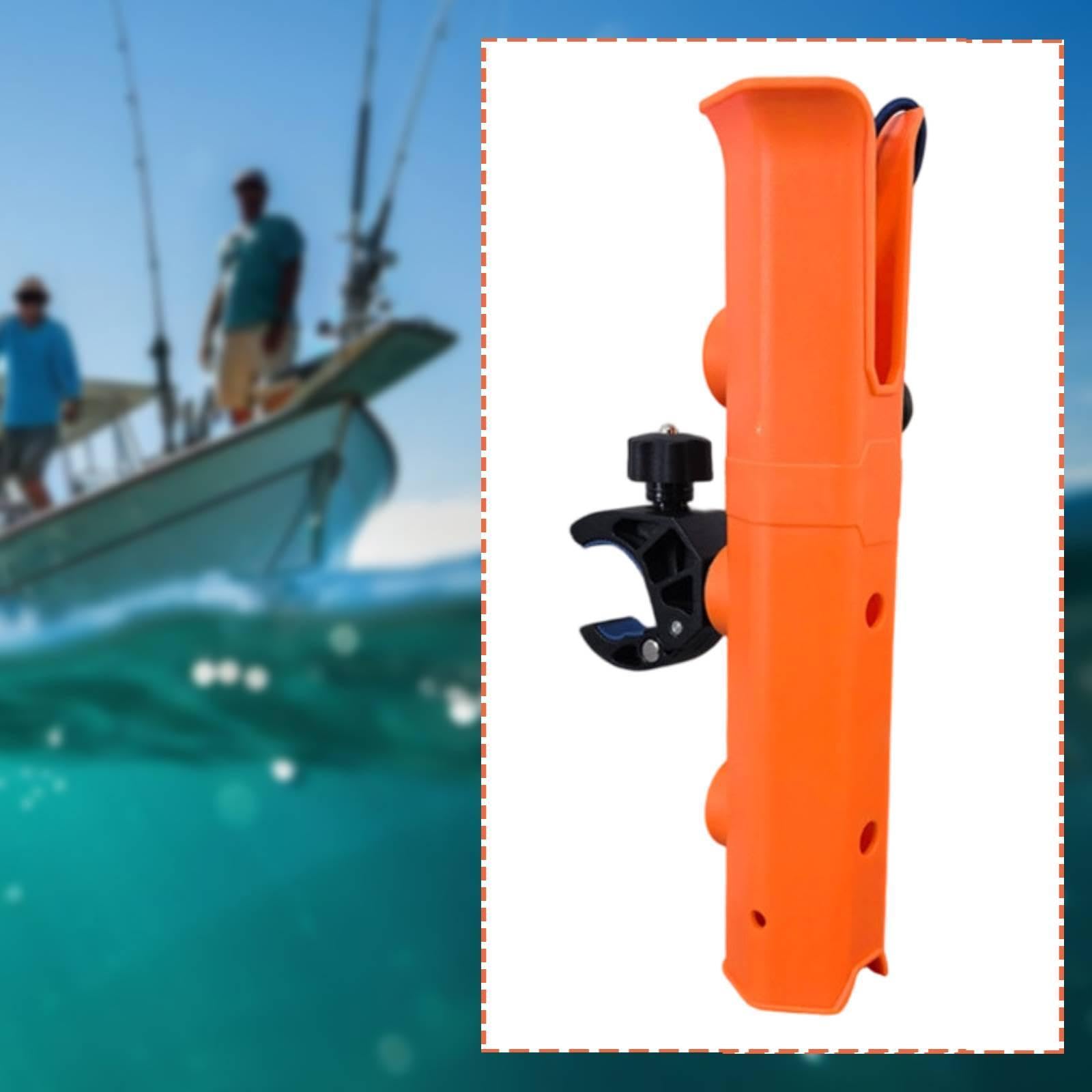 Homyl Portacanna Da Pesca per Barca, Morsetto di Supporto Girevole per Ringhiera Da 0,75" a 1,57" per Ancoraggio Yacht, Facile Da Installare