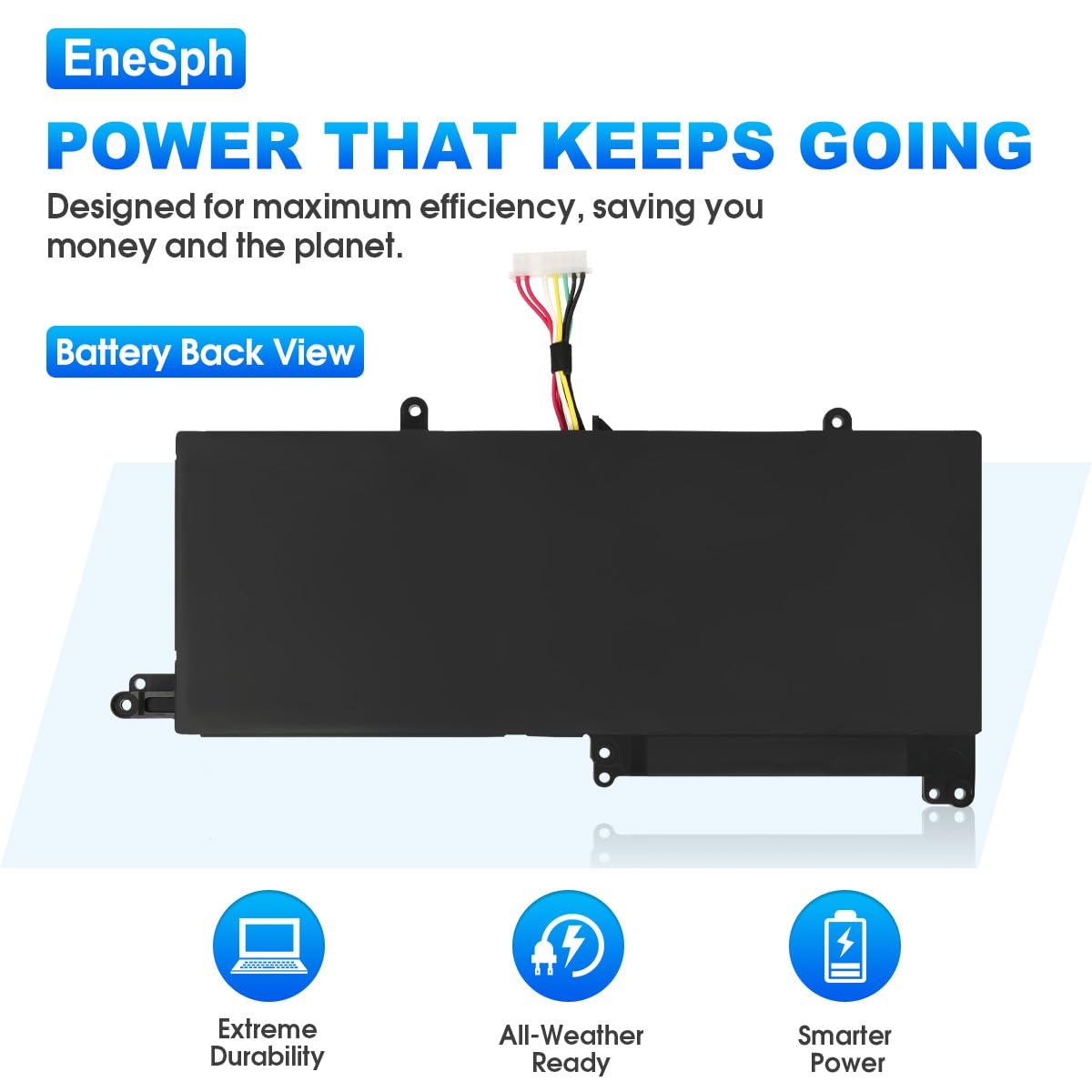 36Wh N130BAT-3 Laptop-Batería para Clevo B1301 N130BU N130WU