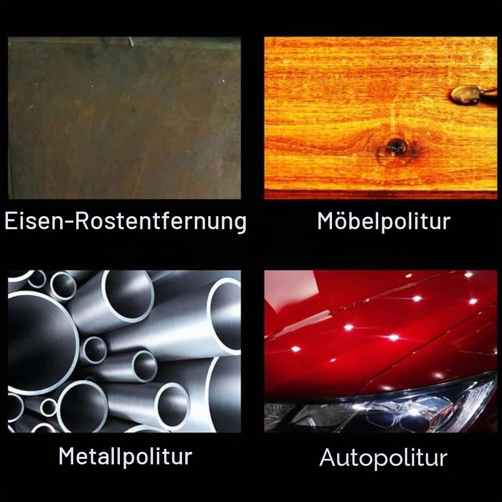 GOTOTOP Pneumatischer Schleifer, 6 Zoll Scheibe, Druckluft Polierer, Schwingschleifer, Exzenterschleifer, Ideal für Karosserie, Holz, Metall und Verbundwerkstoffe