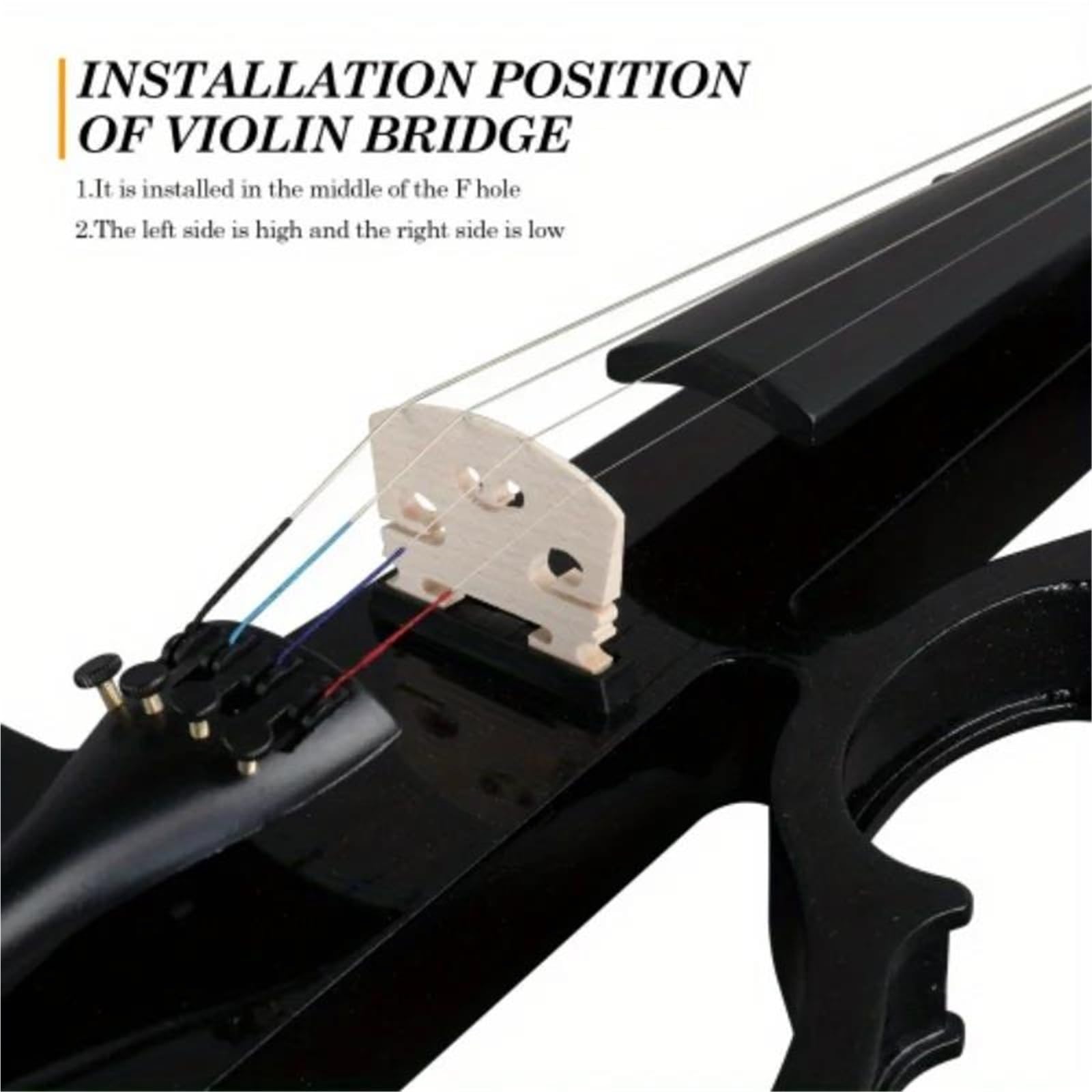 Skrzypce Skrzypce Elektryczne Ciche 4/4 Bunnel Edge Z Instrumentami Muzycznymi I Profesjonalnymi Akcesoriami