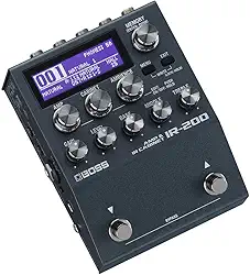 BOSS IR-200 AMP & IR Cabinet Pedal-Based Simulator and Impulse Response Loader Features-Exceptional Audio Quality, Premium Amps, Deep Sound Shaping - 128 Memories