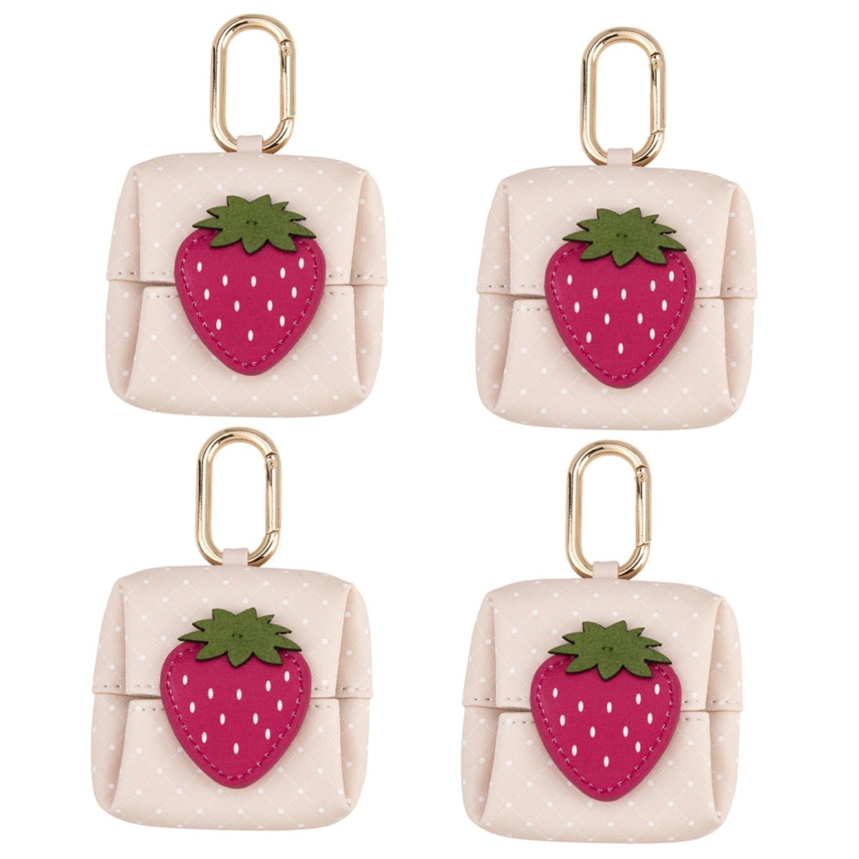 Housoutil 4 Pz mini custodia porta auricolari valigie per bambini bacheca portaoggetti stand cuffie tappi per le orecchie auricolari wireless portamonete per ragazze custodia per auricolari