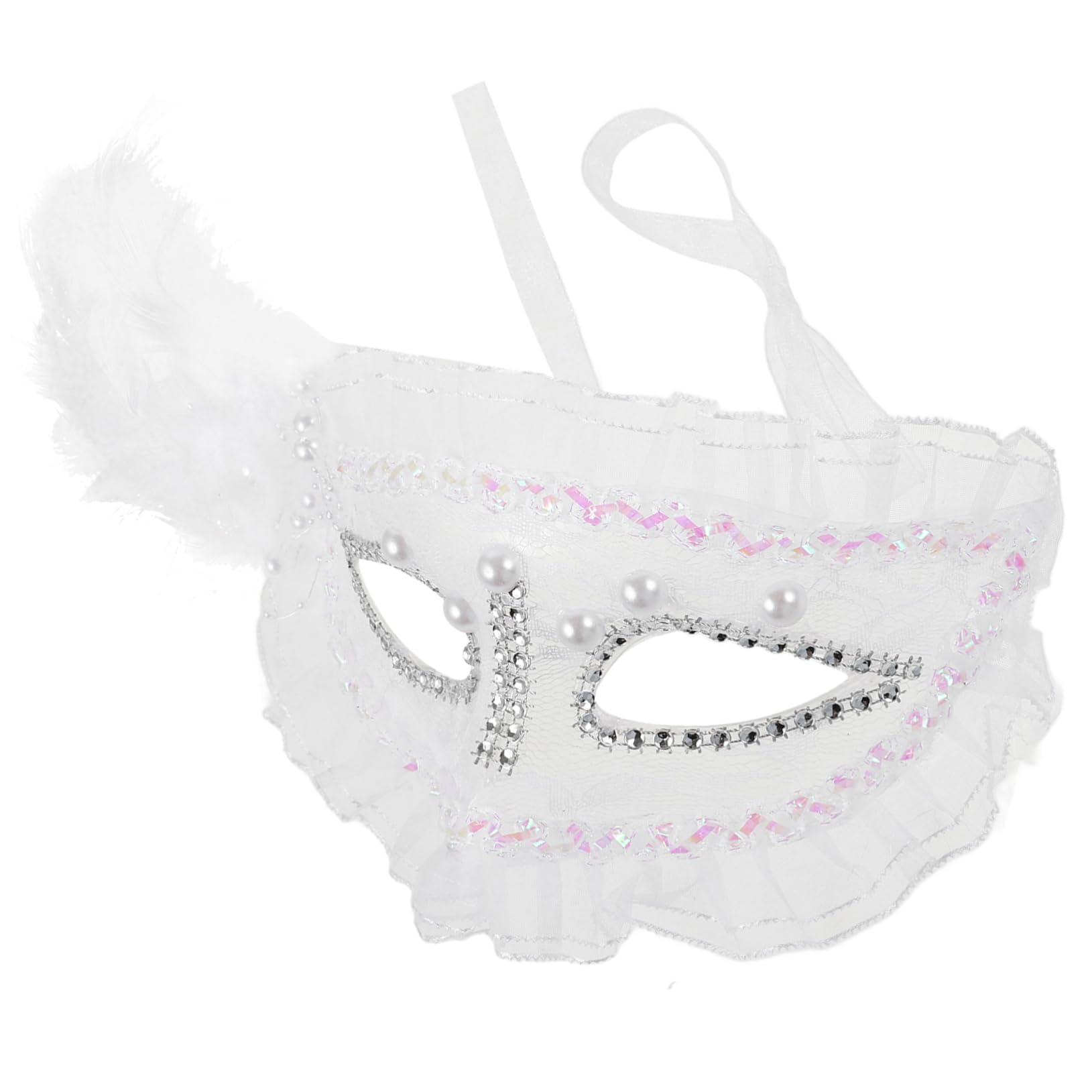 Healeved 3 Pezzi Maschera Halloween con Decorazioni e Maschera per Cosplay e Adatta per Balli e Speciali