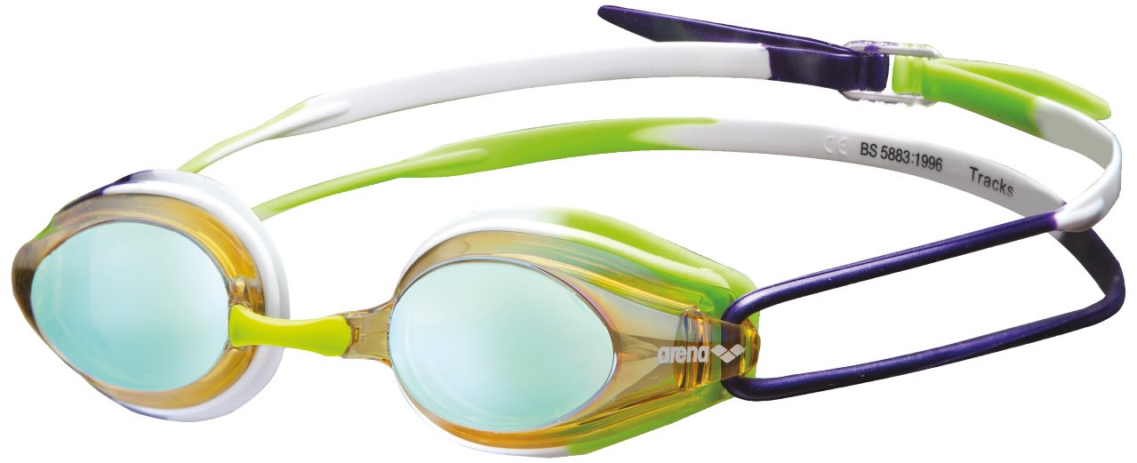 Arena Men Women Tracks 83 Cobra Mirror Goggle-Multi-Colour