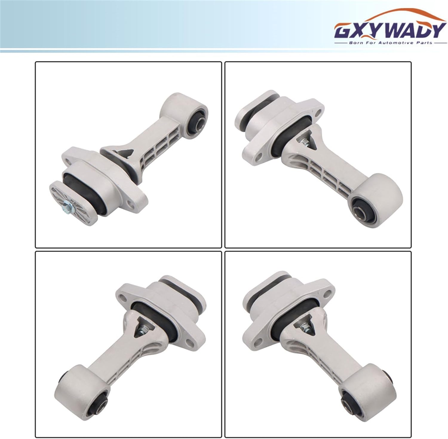 GXYWADY 3 Pcs Engine Motor Mount and Transmission Mount and Torque Strut Mount Set Replacement for Elantra 2.0L 2017-2018 Replacement for 21810F2000 21950F2000 21830F9100