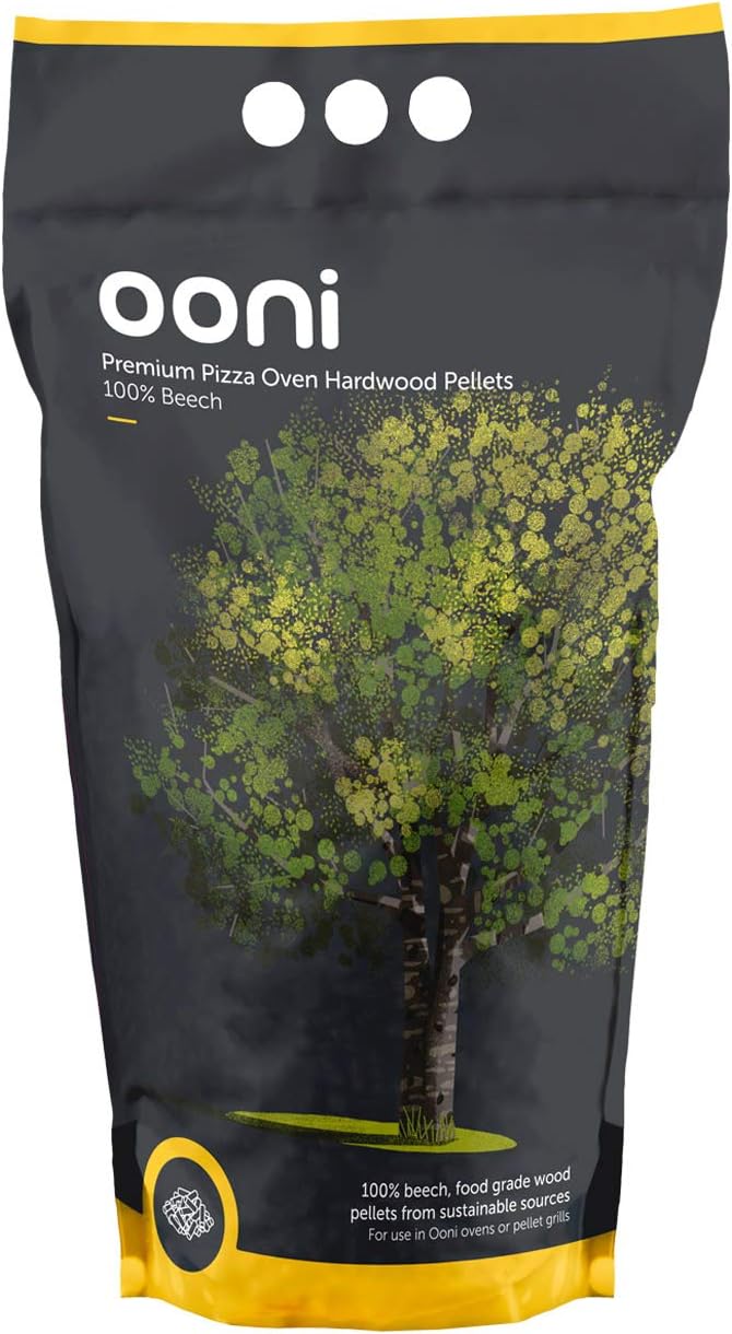Ooni Premium Hardwood Pellets, 3kg, Flavorless, Wood, Pellet