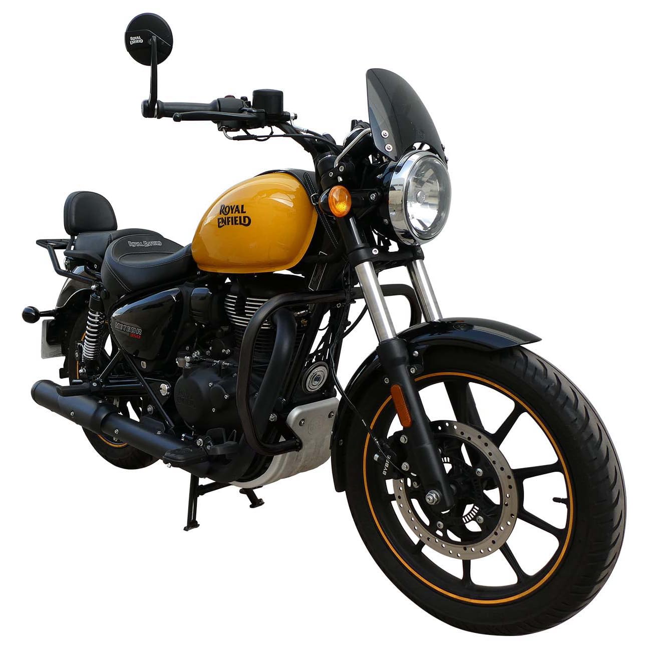 Spaan - Paire De Supports Sacoches Latérales Standard Compatible avec Royal Enfield Meteor 350, Standard, Noir