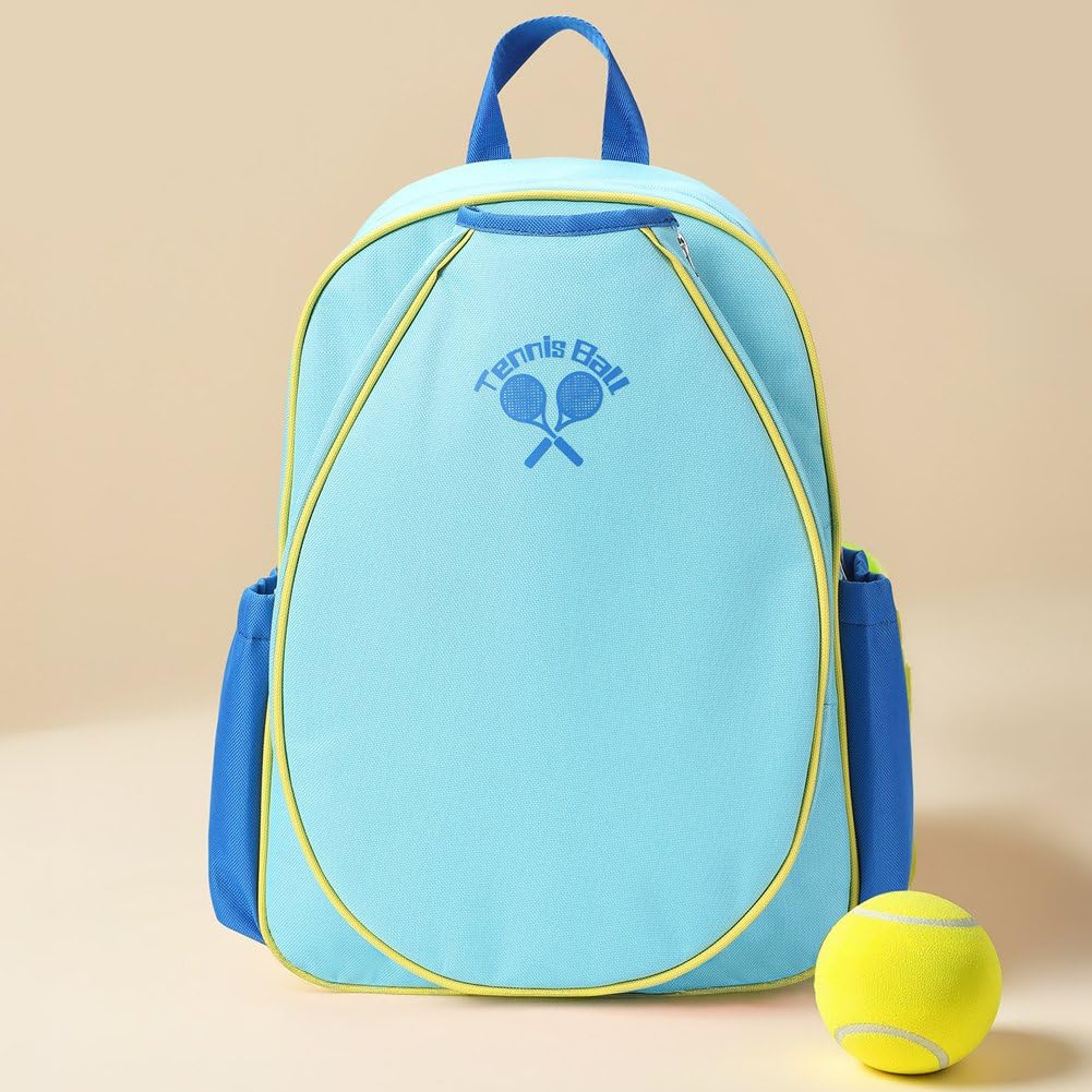 Mochila De Tenis para Niños Y Niñas, Bolsa Deportiva para Raquetas De Tenis Juveniles, Bolsas Impermeables para Raquetas De Pickleball.