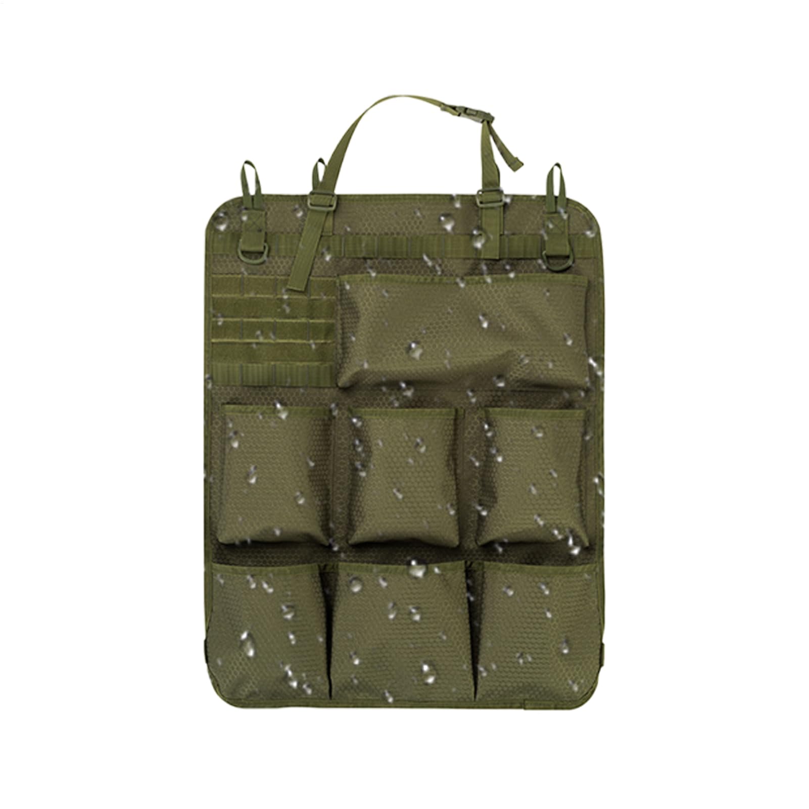 Organiseur de siège arrière en Oxford 900D, le rangement de voiture durable pour longs trajets
