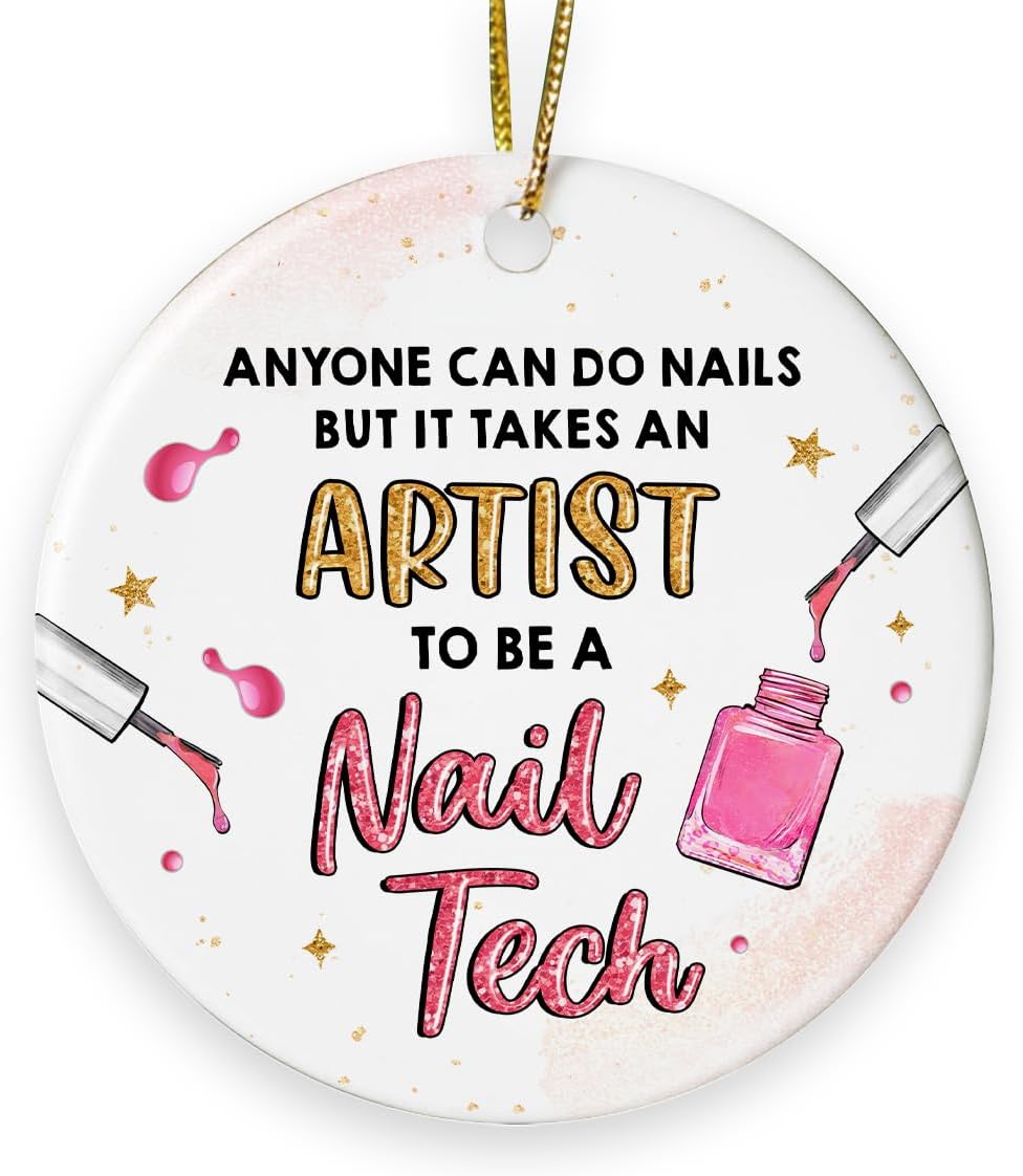 Nail Artist Ceramic Ornament Nail Artist Ceramic Ornament