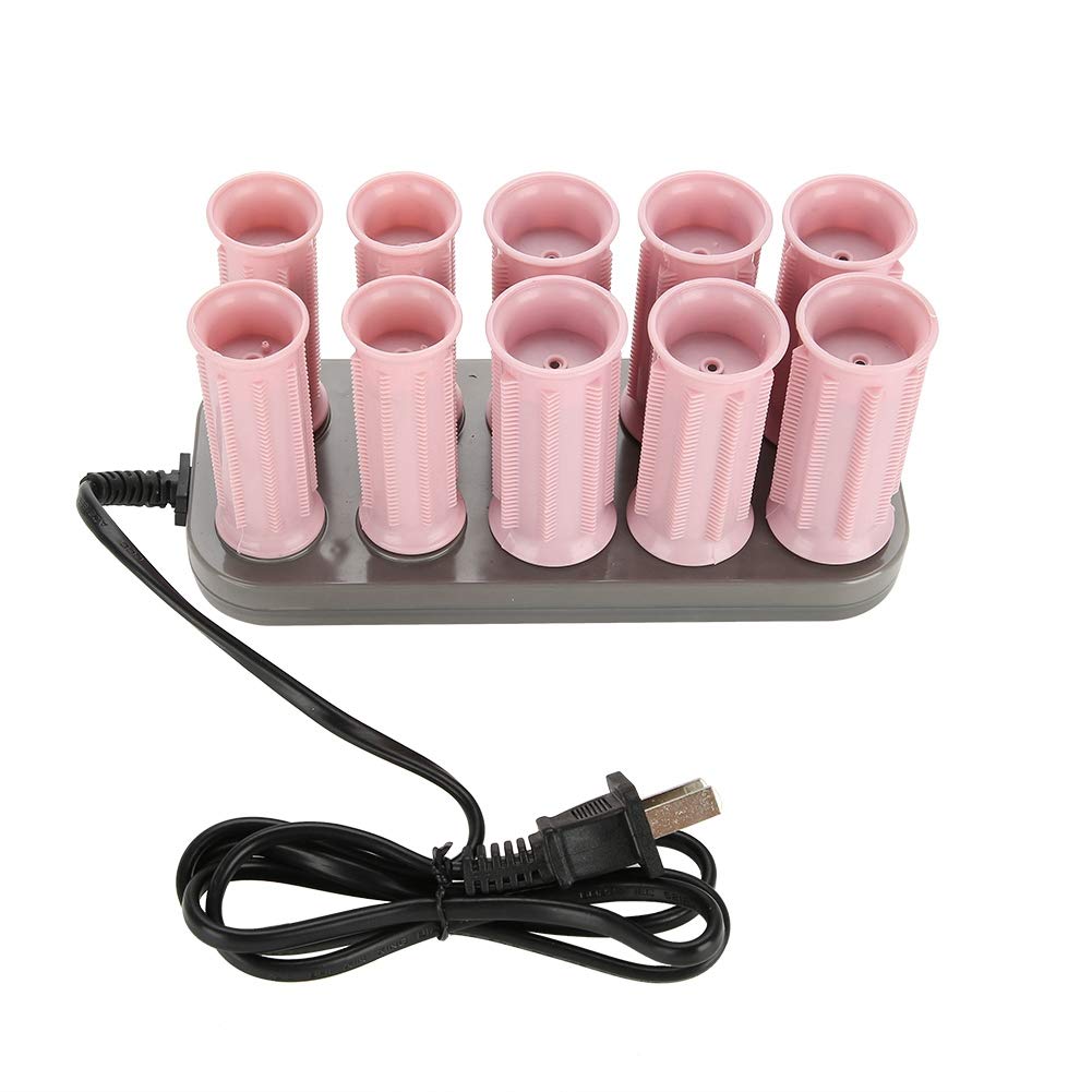 Instant Hot Compact Heat Roller with Ceramic Technology; 10PCS Professional Electric Heating Hot Curling Iron Curling Hair Styling Tool For All Hair Lengths(Basic), Wholesale Business