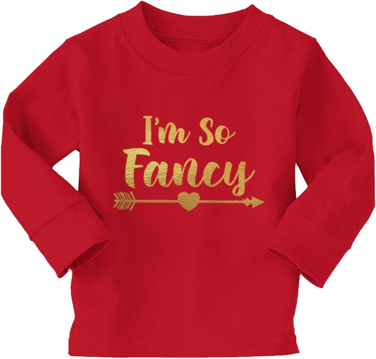 Tcombo I'm So Fancy Gold Foil - Baby Birth Infant/Toddler Cotton Jersey T-Shirt