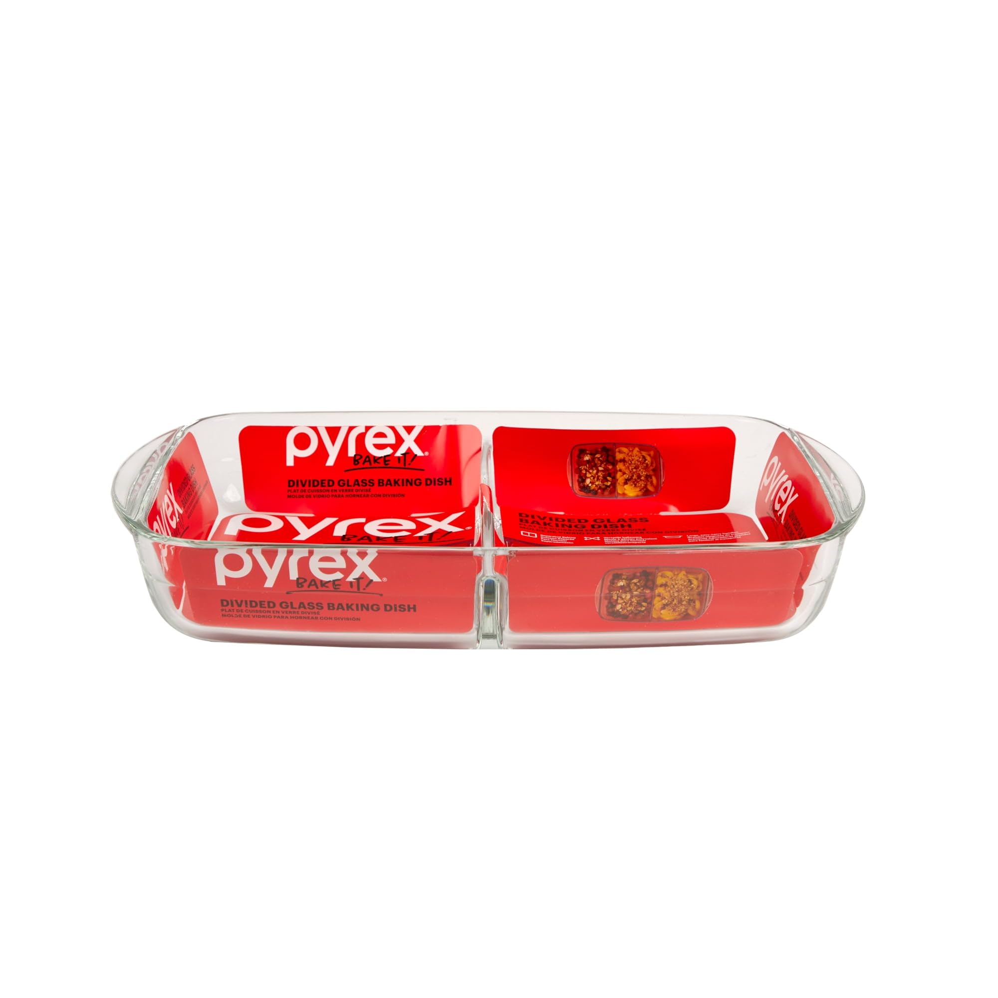 PYREX Backformen aus geteiltem Glas, 20,3 x 30,5 cm, 1 Stück