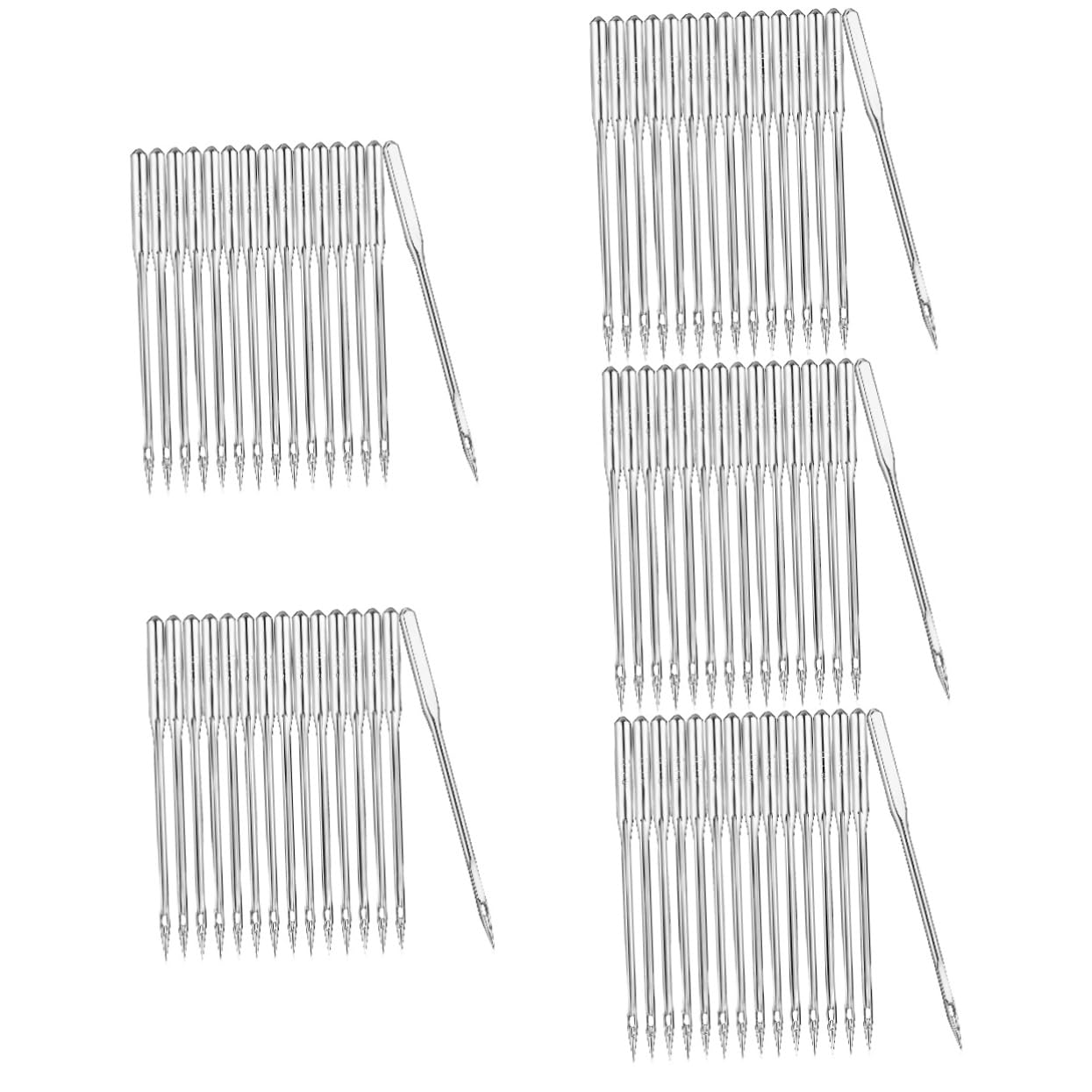 HOMSFOU 5 Set Aghi Per Macchina Da Cucire Confezione Da Resistente E Facile Da Sostituire Compatibile Con Macchine Domestiche Per Tessuti Diversi 100 Pezzi*5