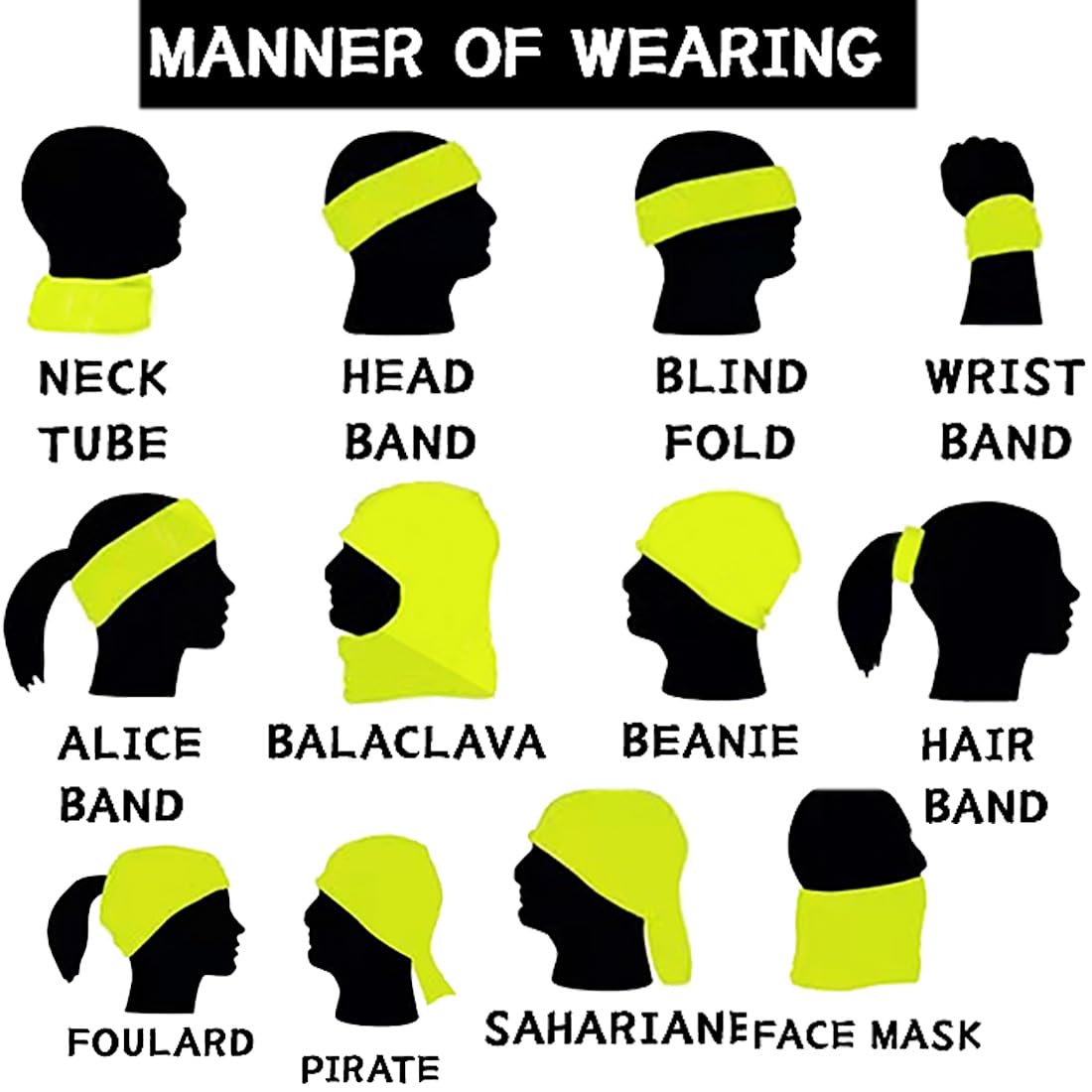 Komin na szyję maska szalik na twarz bandana tuba osłona nakrycia głowy kominiarka opaska na głowę dla mężczyzn i kobiet