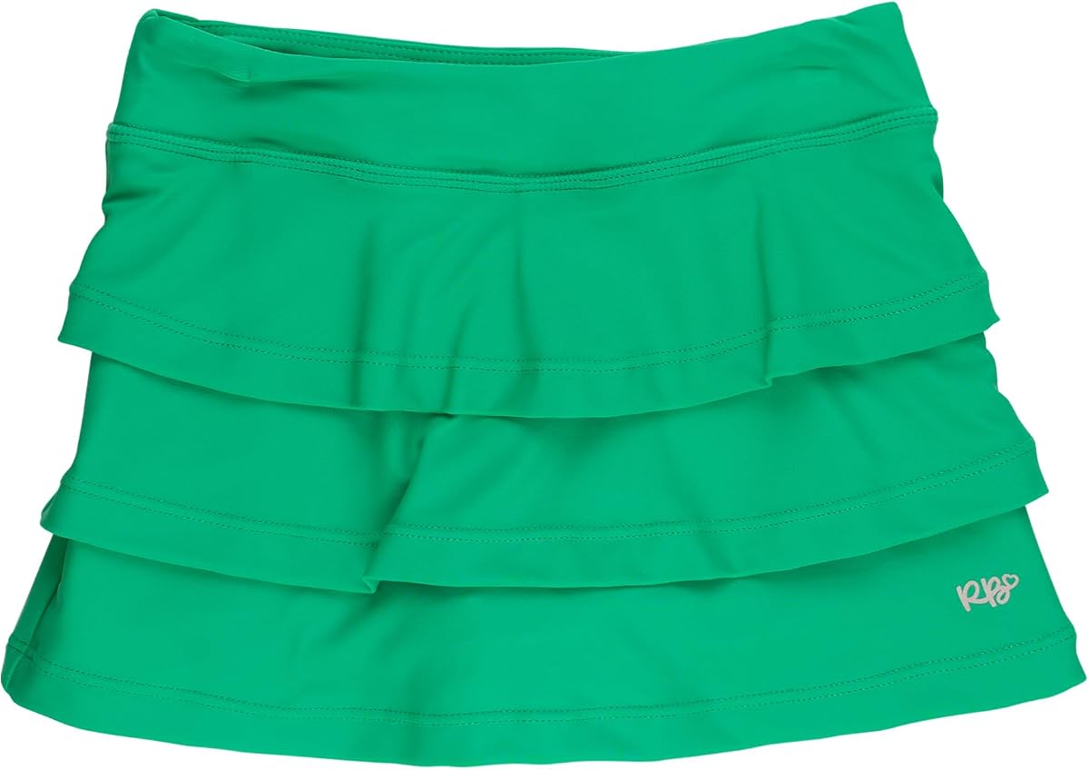 RuffleButts Girls Ruffled - Tennis Skort with UPF50+ Sun Protection