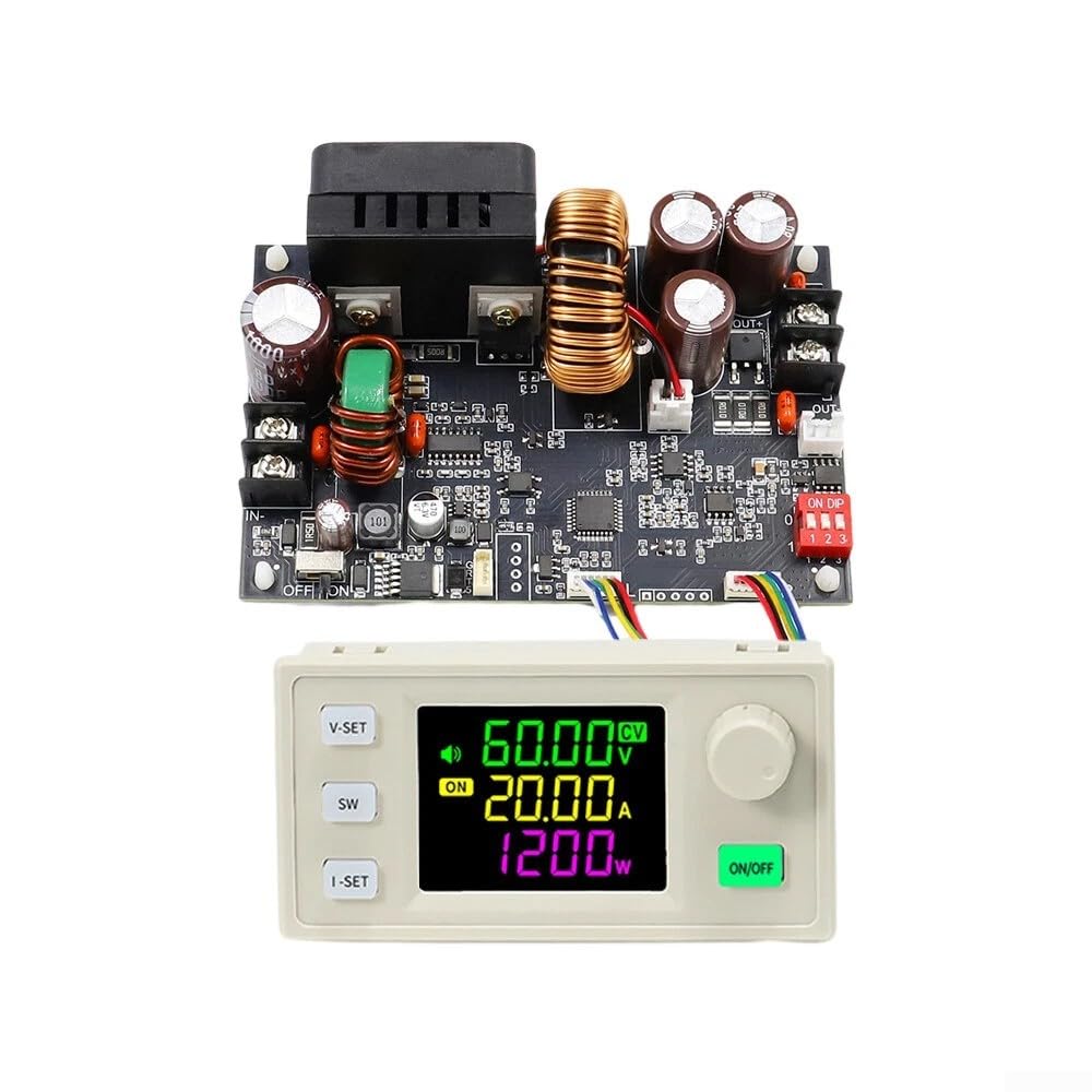 Régulateur de tension XY6020LV CNC 60V 20A 1200W abaisseur pour charge solaire MPPT