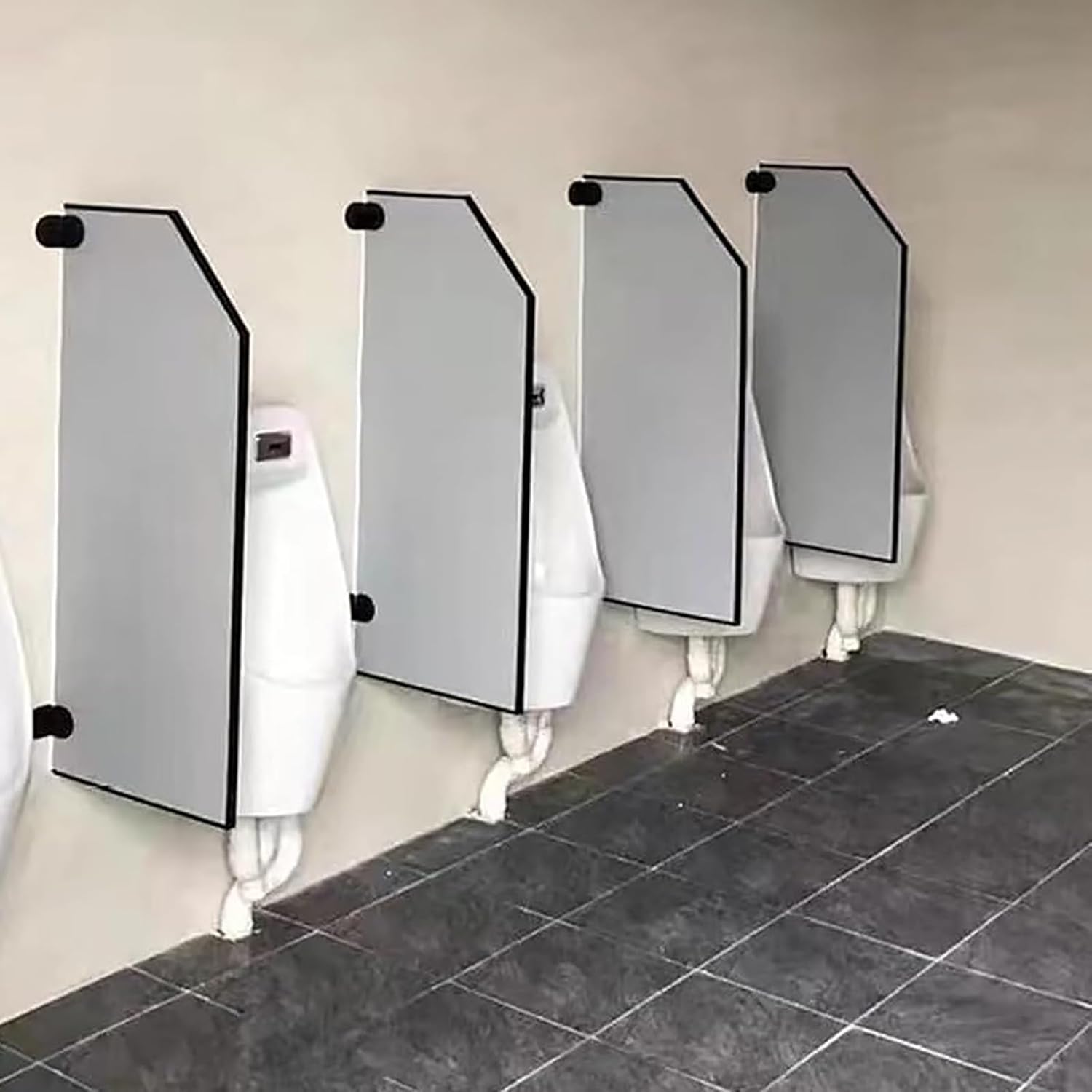 Wall-mounted Urinal Partition Divider, Urinal Divider Screen Panel Toilet Partition, Men's Urinal Privacy Screen, Room Divider Partitions Separator Decorative Panel Screens, for Public Space/Bathroom